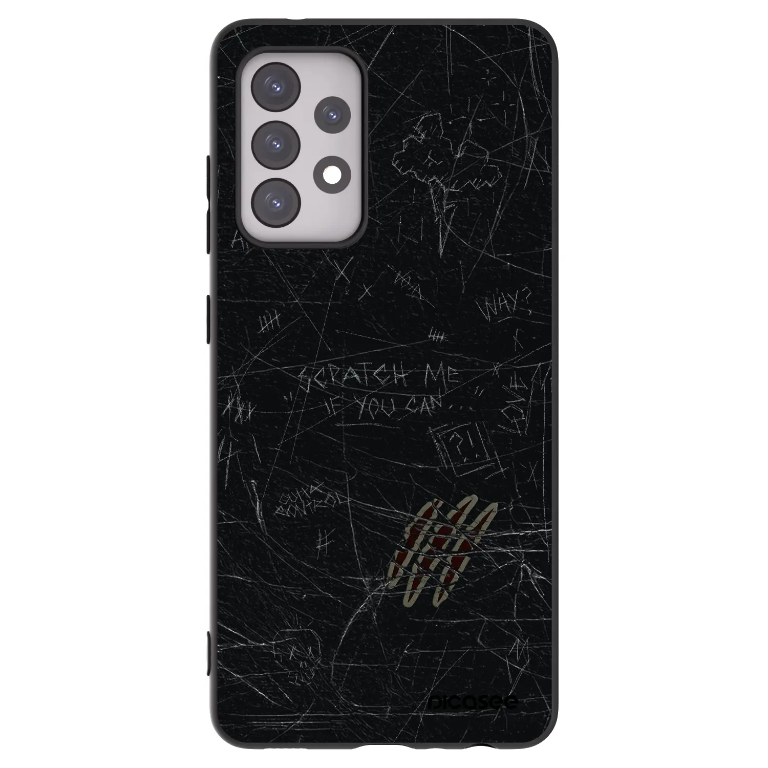 Silikonový černý obal pro Samsung Galaxy A52s 5G A528B - SCRATCH