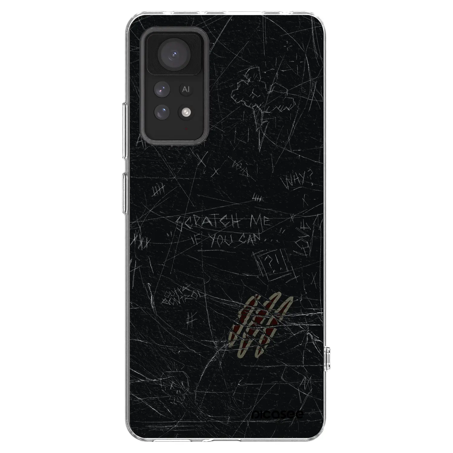 Silikonový průhledný obal pro Xiaomi Redmi Note 11 Pro 5G - SCRATCH