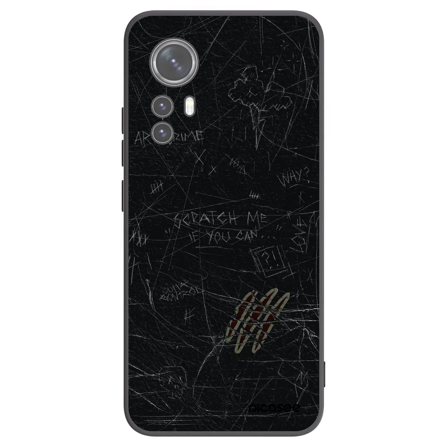 Silikonový černý obal pro Xiaomi 12X - SCRATCH