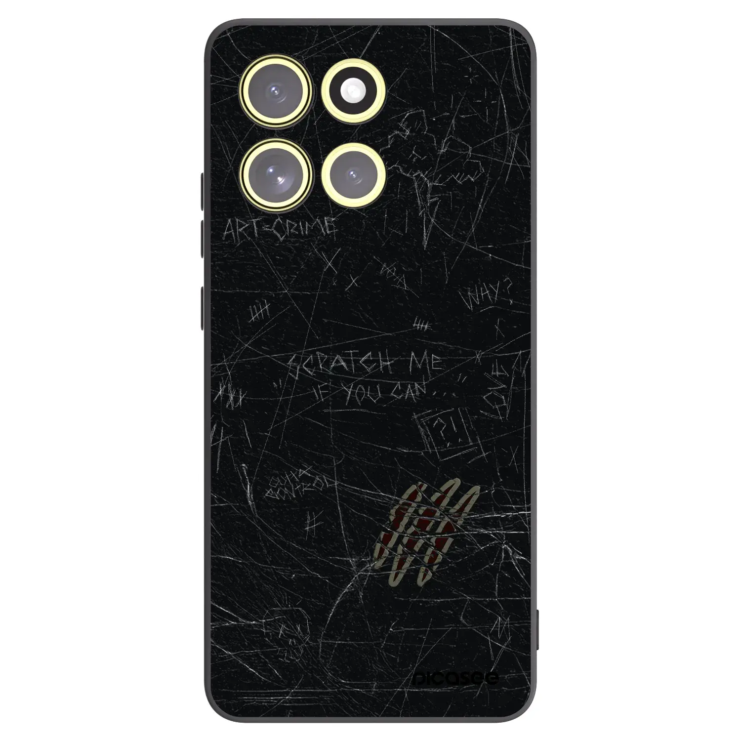 Silikonový černý obal pro Motorola Moto G86 Power 5G - SCRATCH
