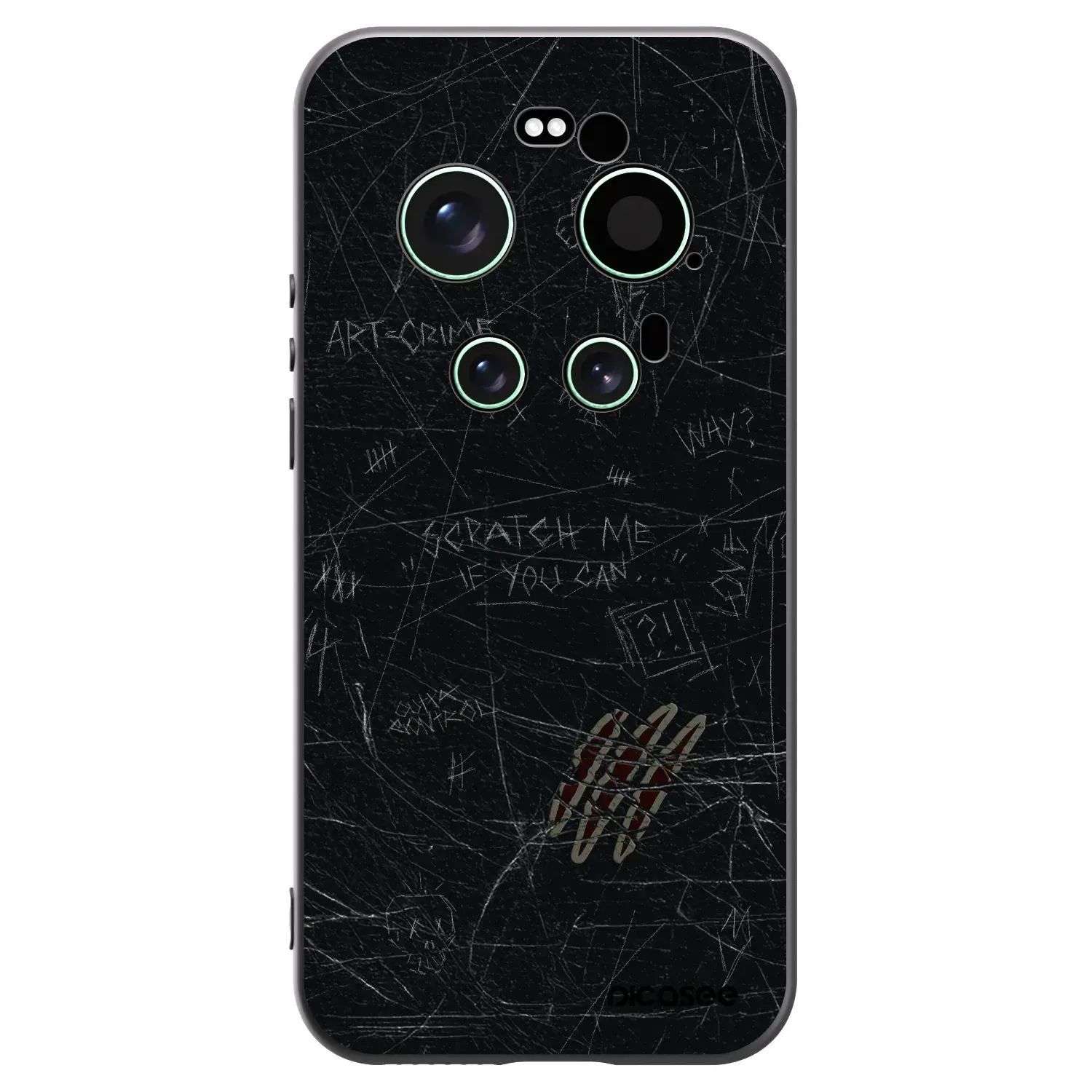 Silikonový černý obal pro Xiaomi 17 Ultra - SCRATCH