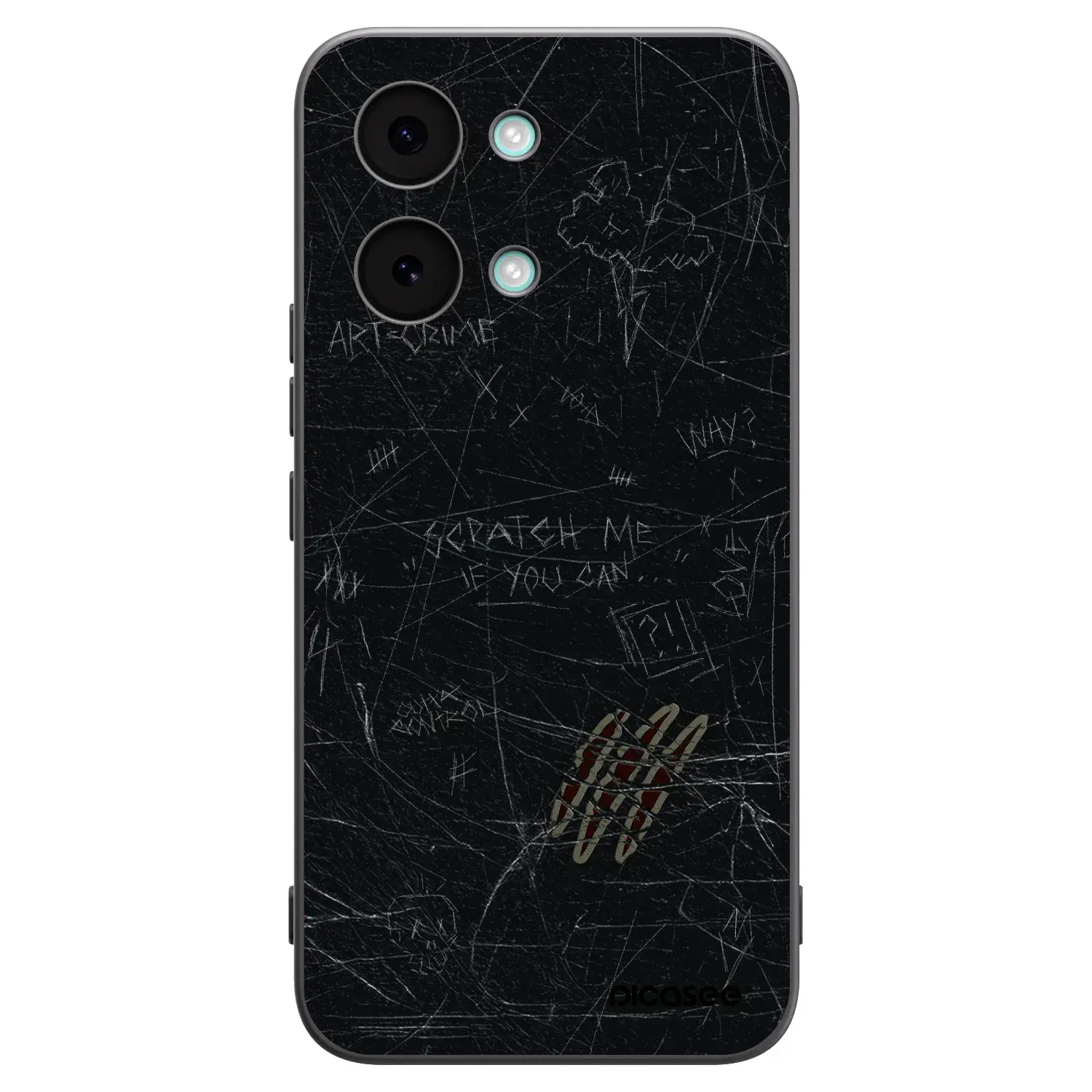 Silikonový černý obal pro Xiaomi Poco X8 Pro Max - SCRATCH