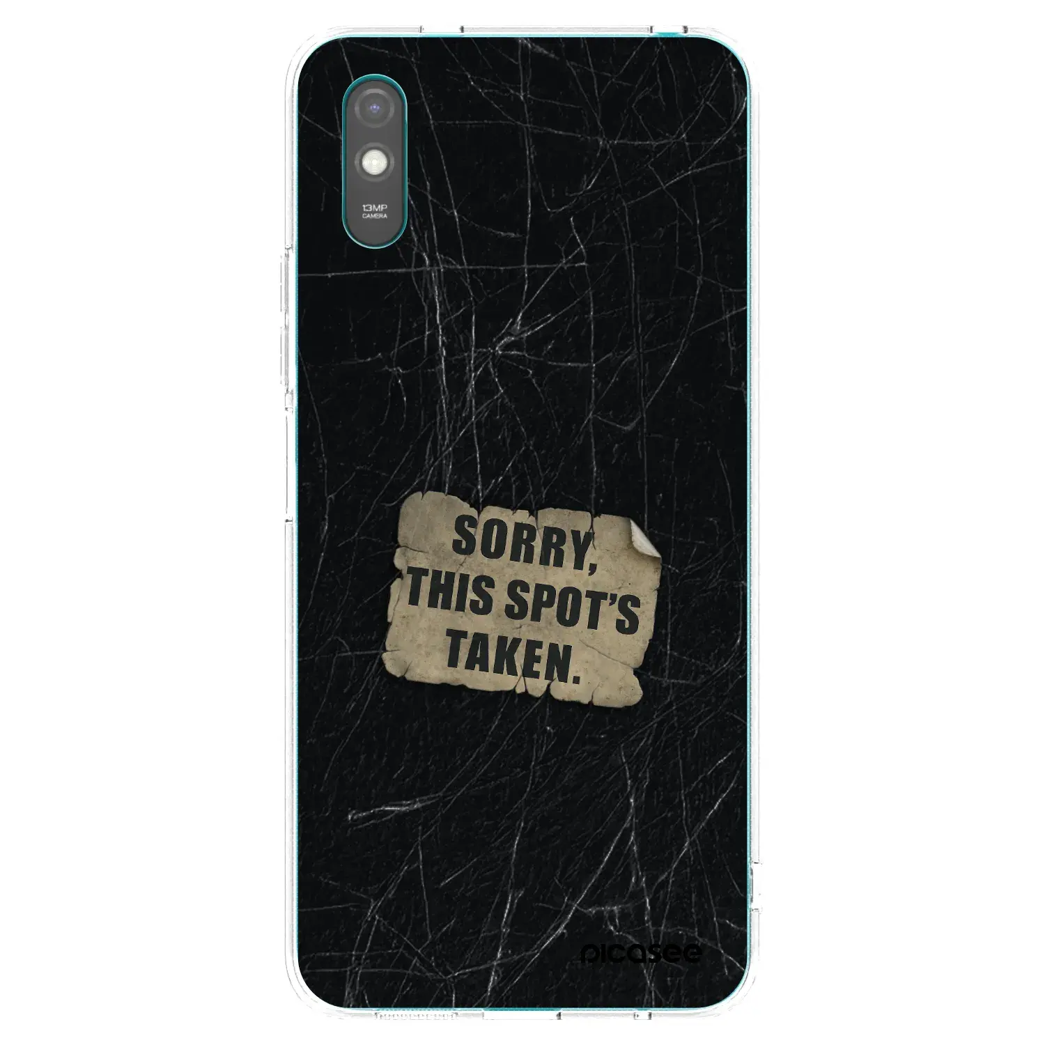 Silikonový průhledný obal pro Xiaomi Redmi 9AT - SORRY