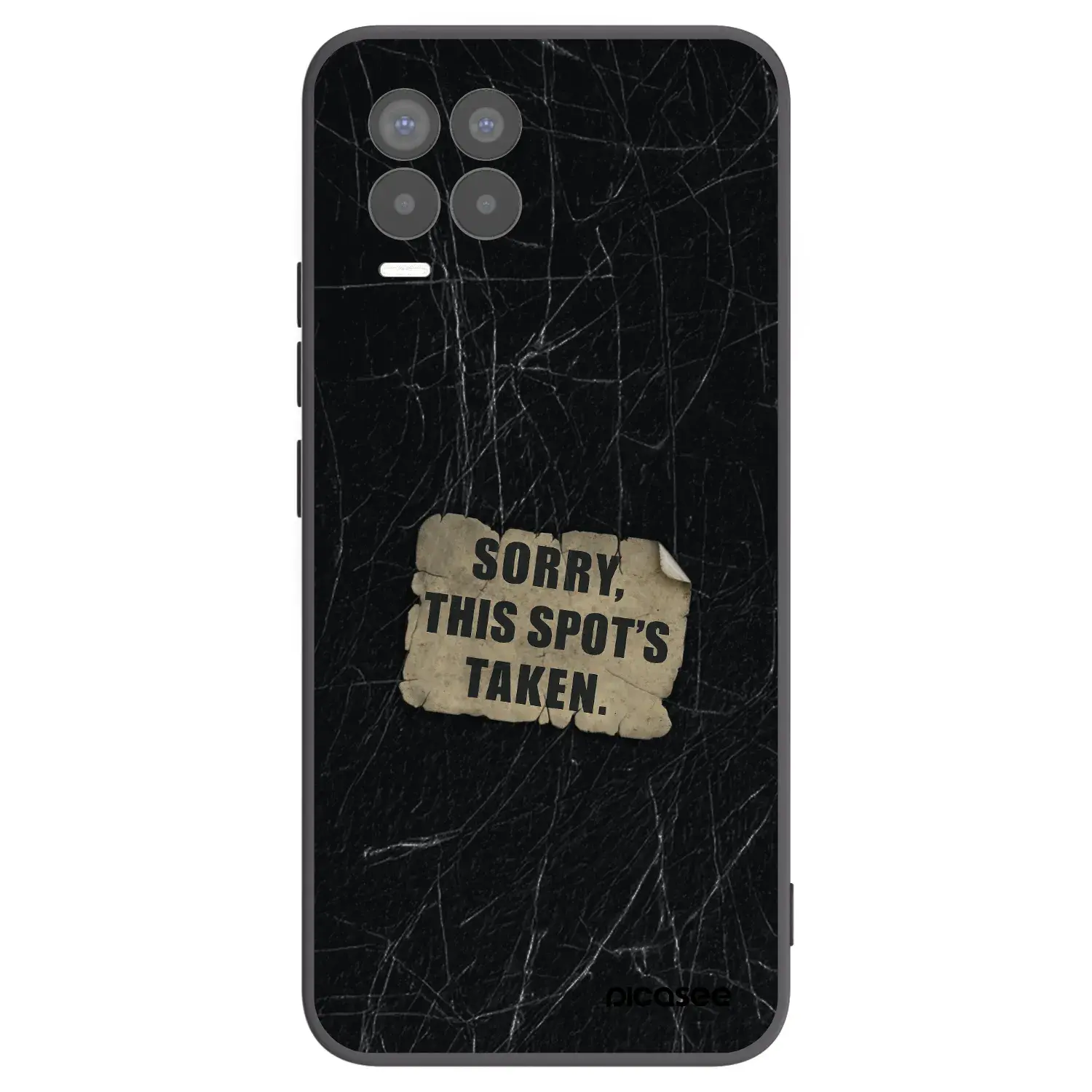 Silikonový černý obal pro Realme 8 Pro - SORRY