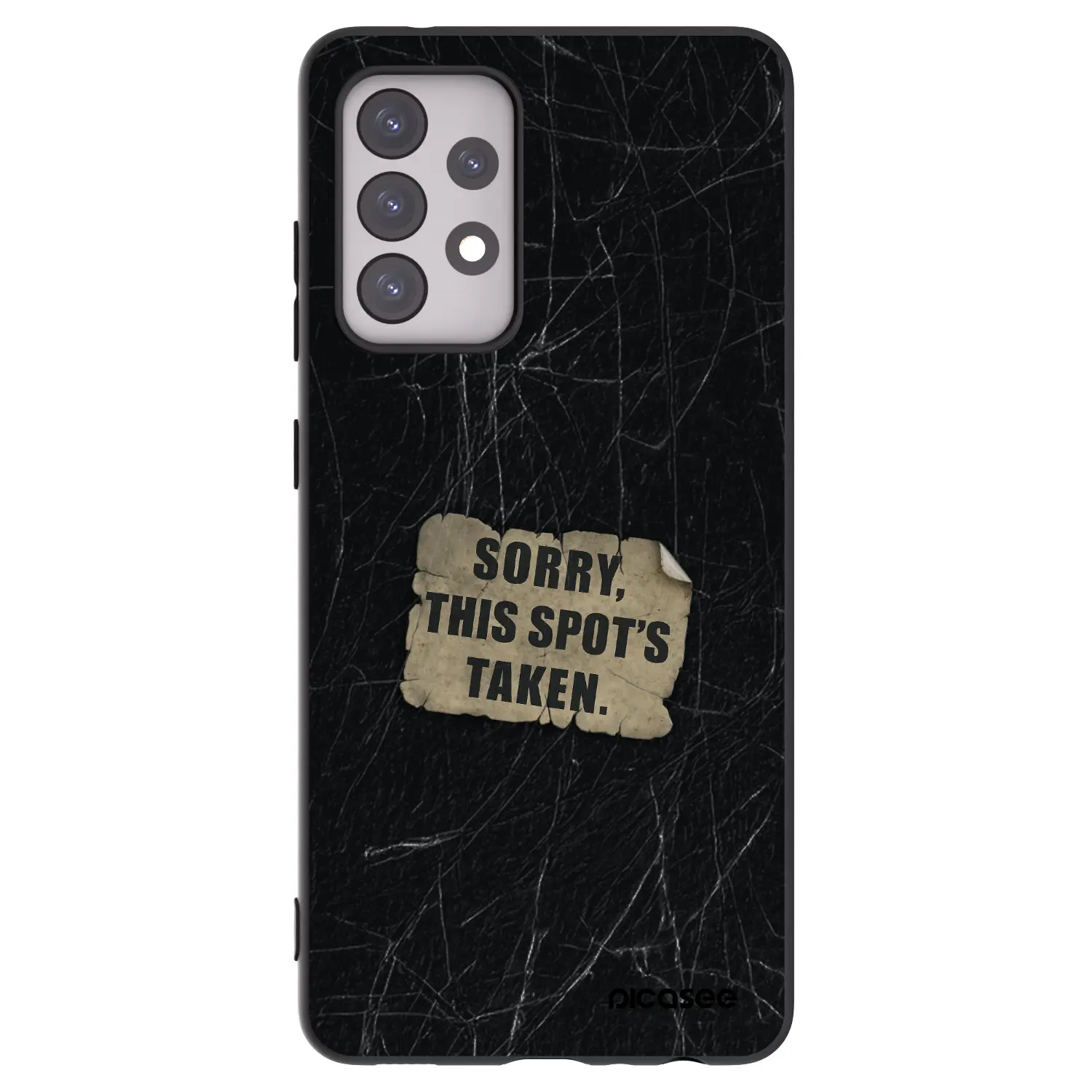Silikonový černý obal pro Samsung Galaxy A52s 5G A528B - SORRY