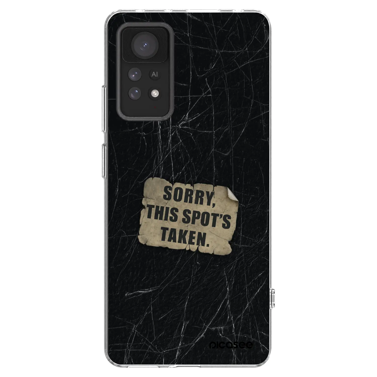 Silikonový průhledný obal pro Xiaomi Redmi Note 11 Pro 5G - SORRY