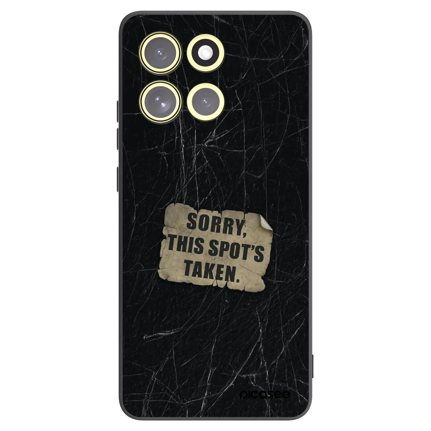 Silikonový černý obal pro Motorola Moto G86 Power 5G - SORRY