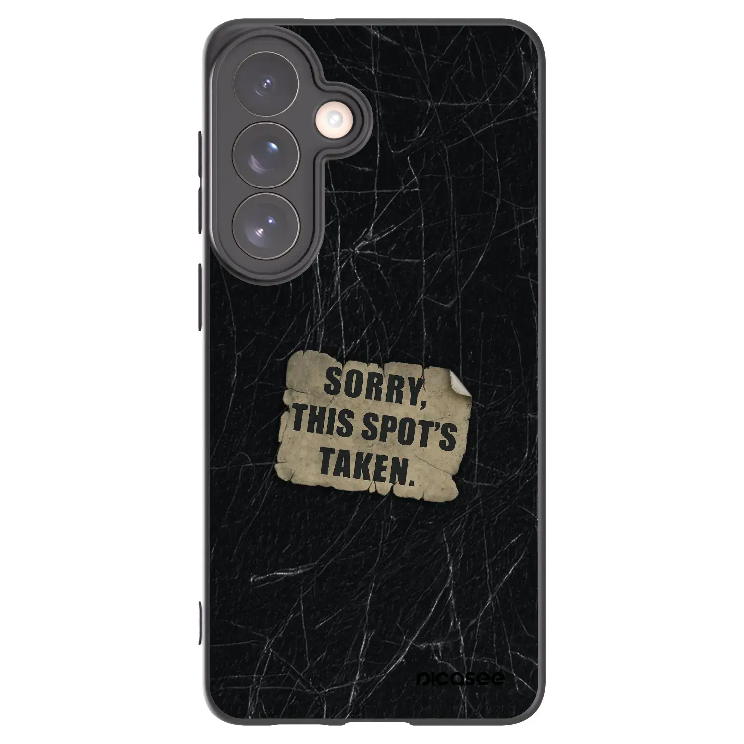 Silikonový černý obal pro Samsung Galaxy S26+ - SORRY