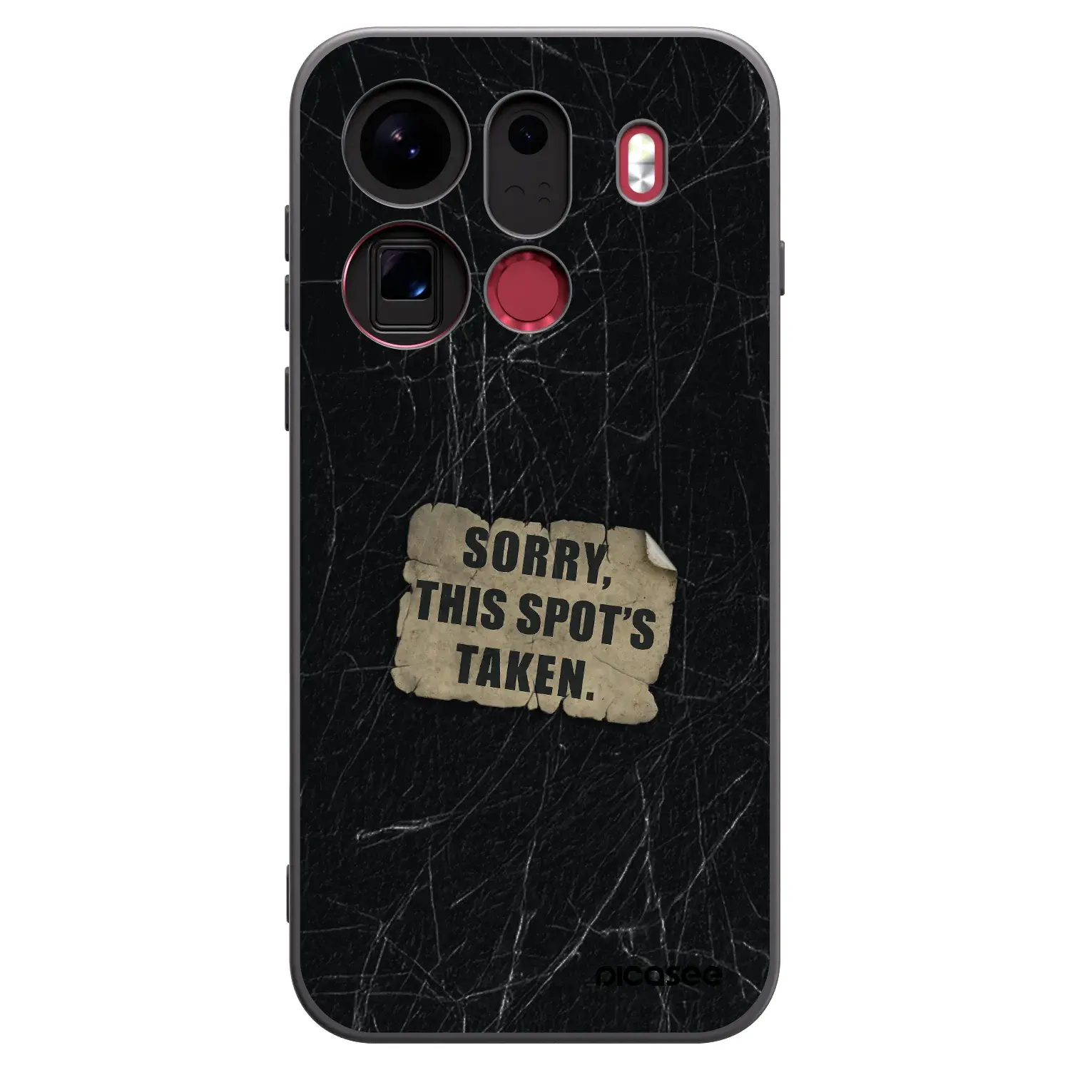 Silikonový černý obal pro OPPO Find X9 Pro - SORRY