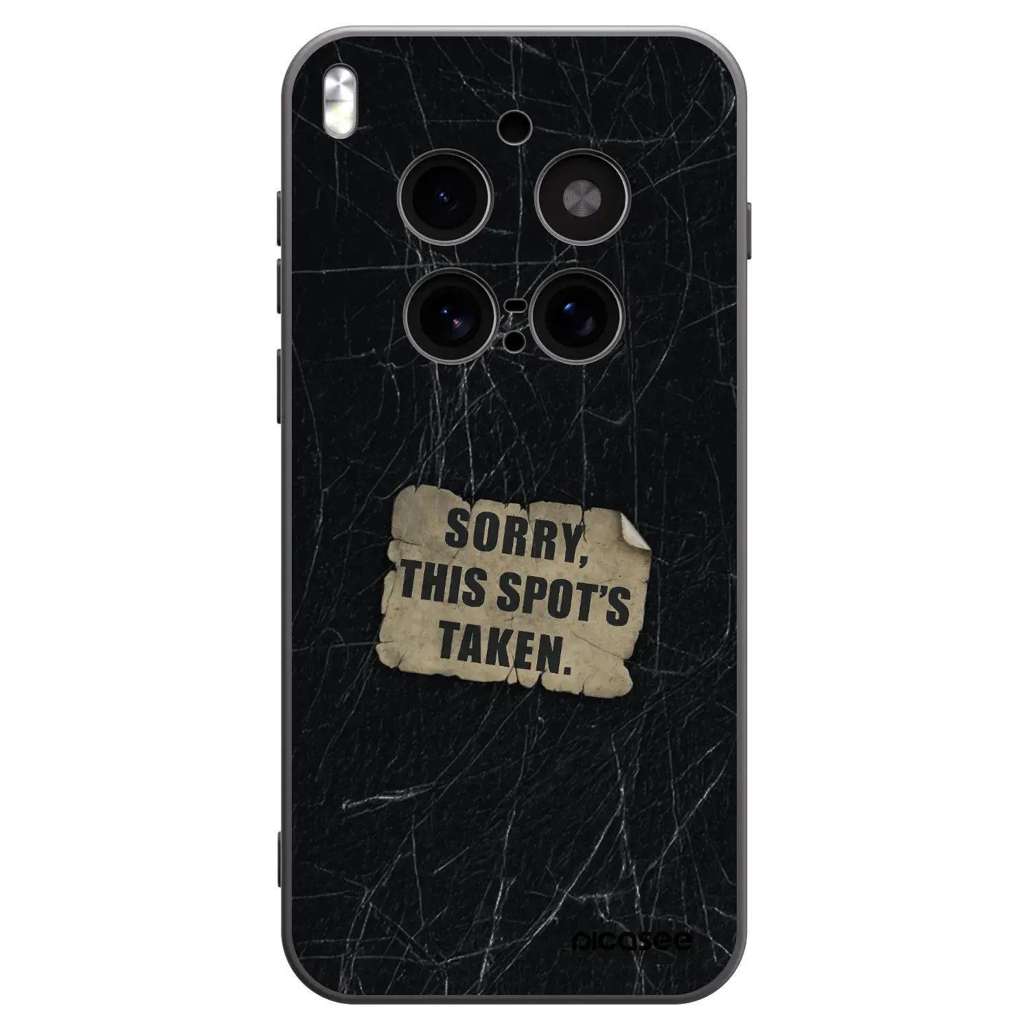 Silikonový černý obal pro Vivo X300 Pro - SORRY
