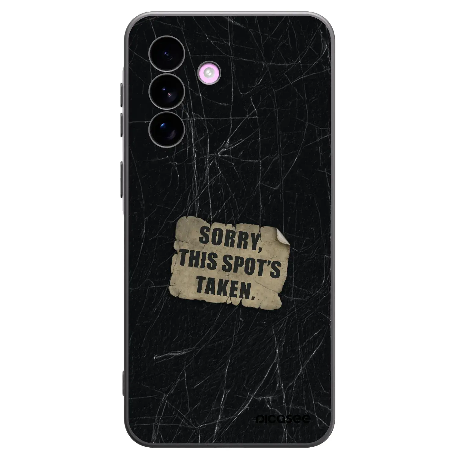 Silikonový černý obal pro Samsung Galaxy A57 5G - SORRY