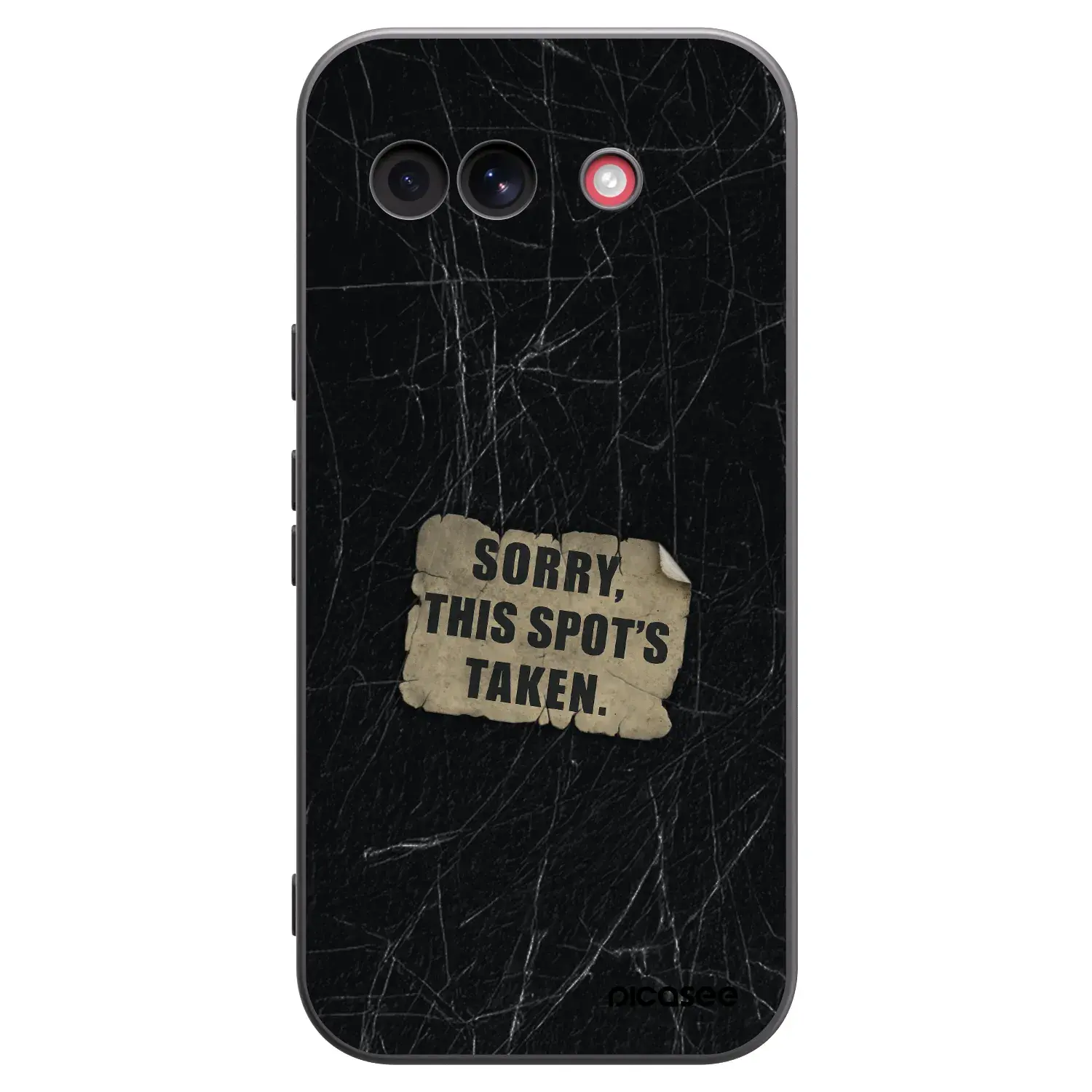 Silikonový černý obal pro Google Pixel 10a - SORRY