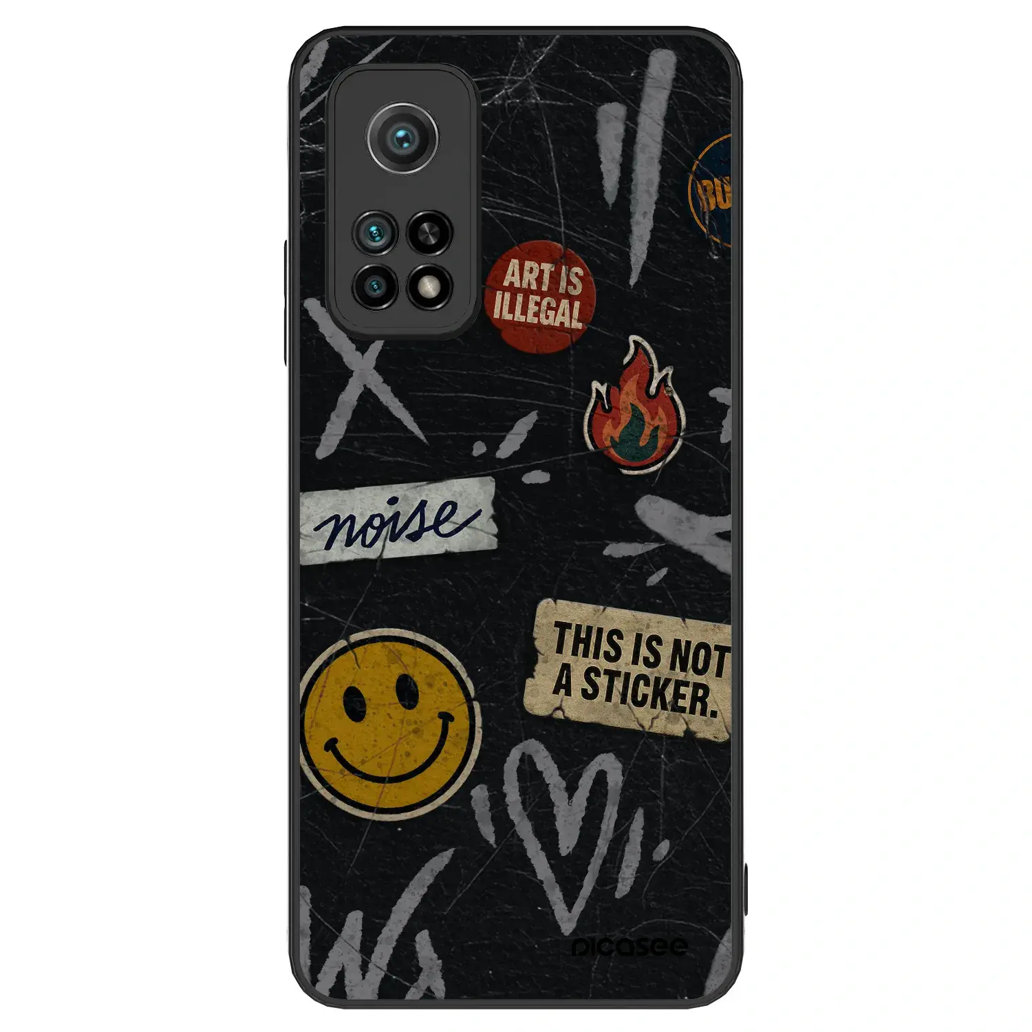ULTIMATE CASE pro Xiaomi Mi 10T - STICKERS x TAGS