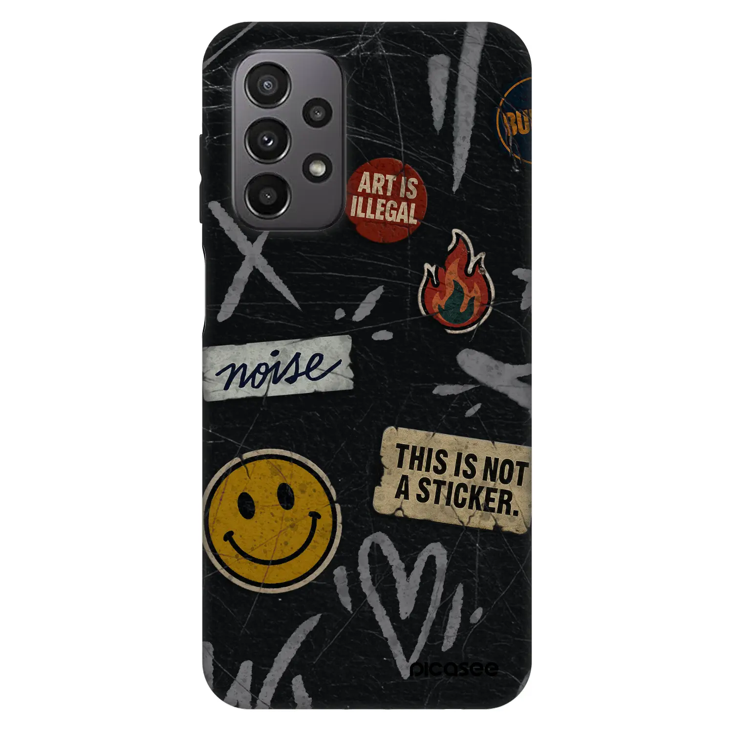 Fashion Case pro Samsung Galaxy A23 A236B 5G - STICKERS x TAGS