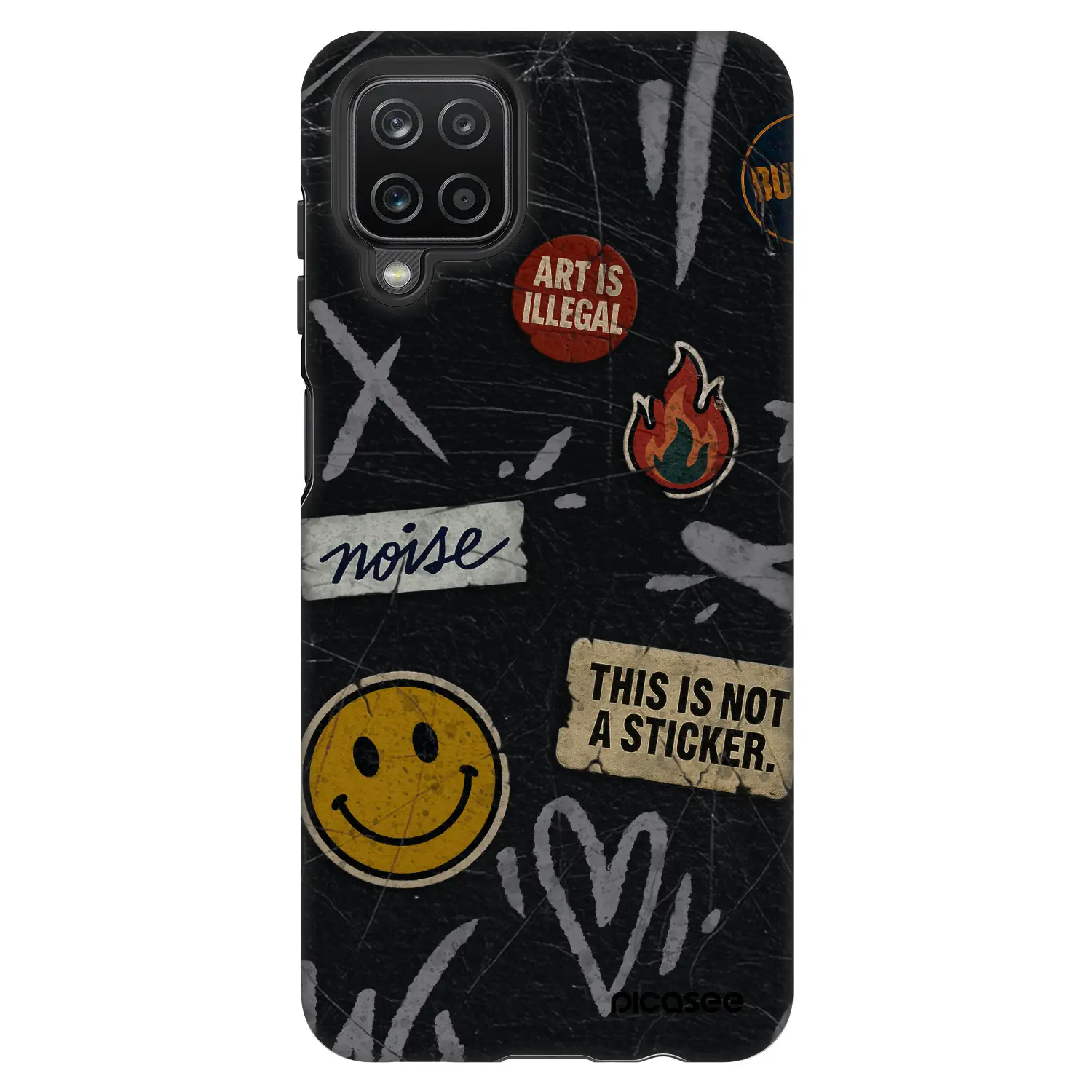 Fashion Case pro Samsung Galaxy A12 A125F - STICKERS x TAGS
