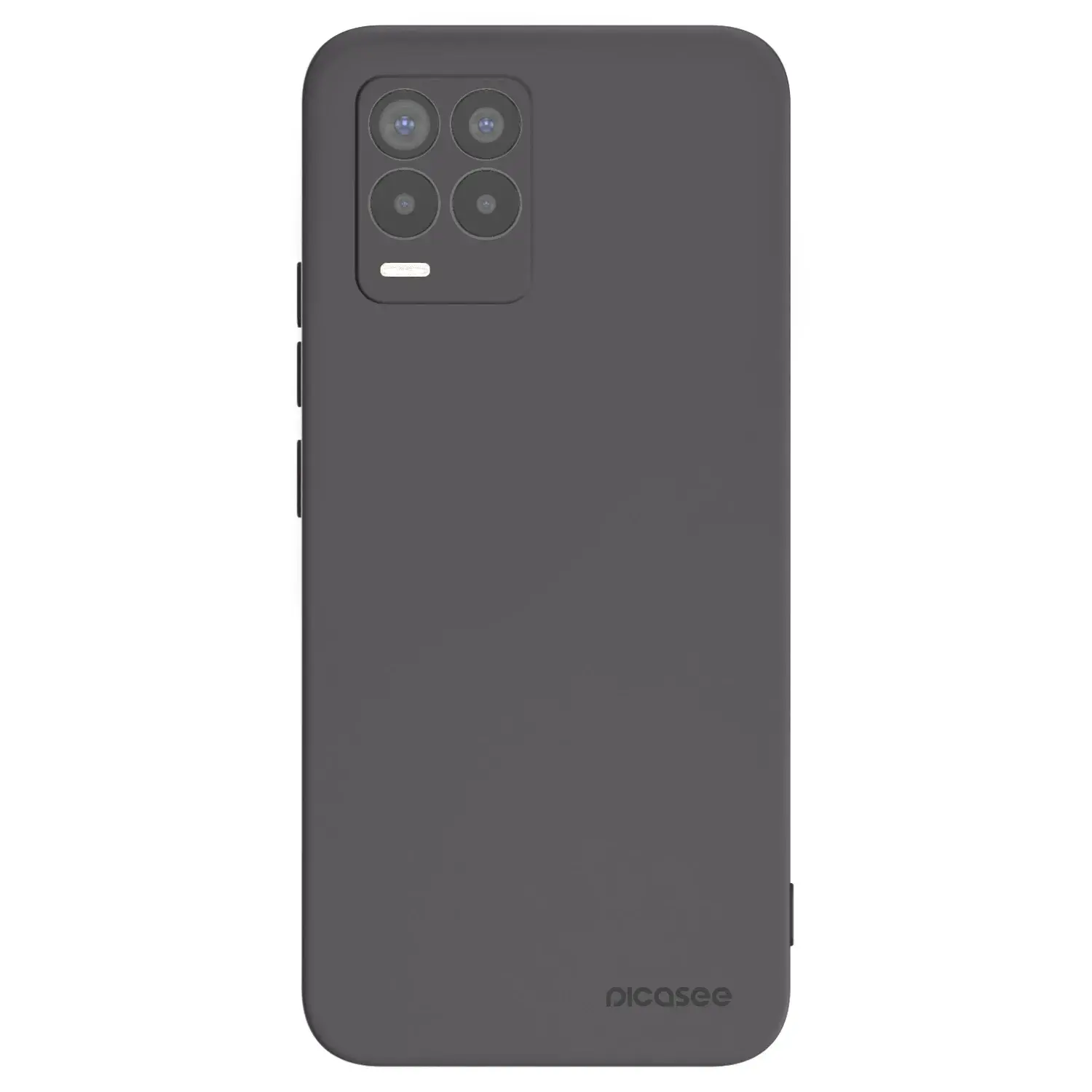 Silikonový černý obal pro Realme 8 Pro - Clear