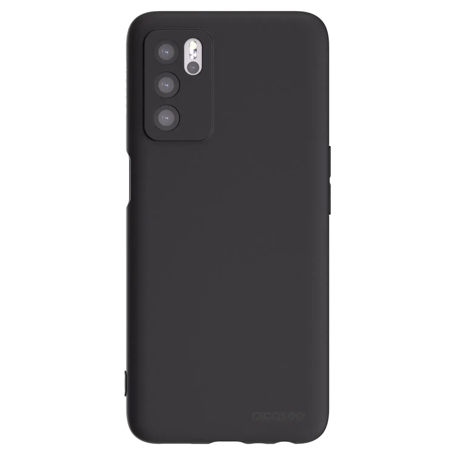 Silikonový černý obal pro OPPO A16s - Clear