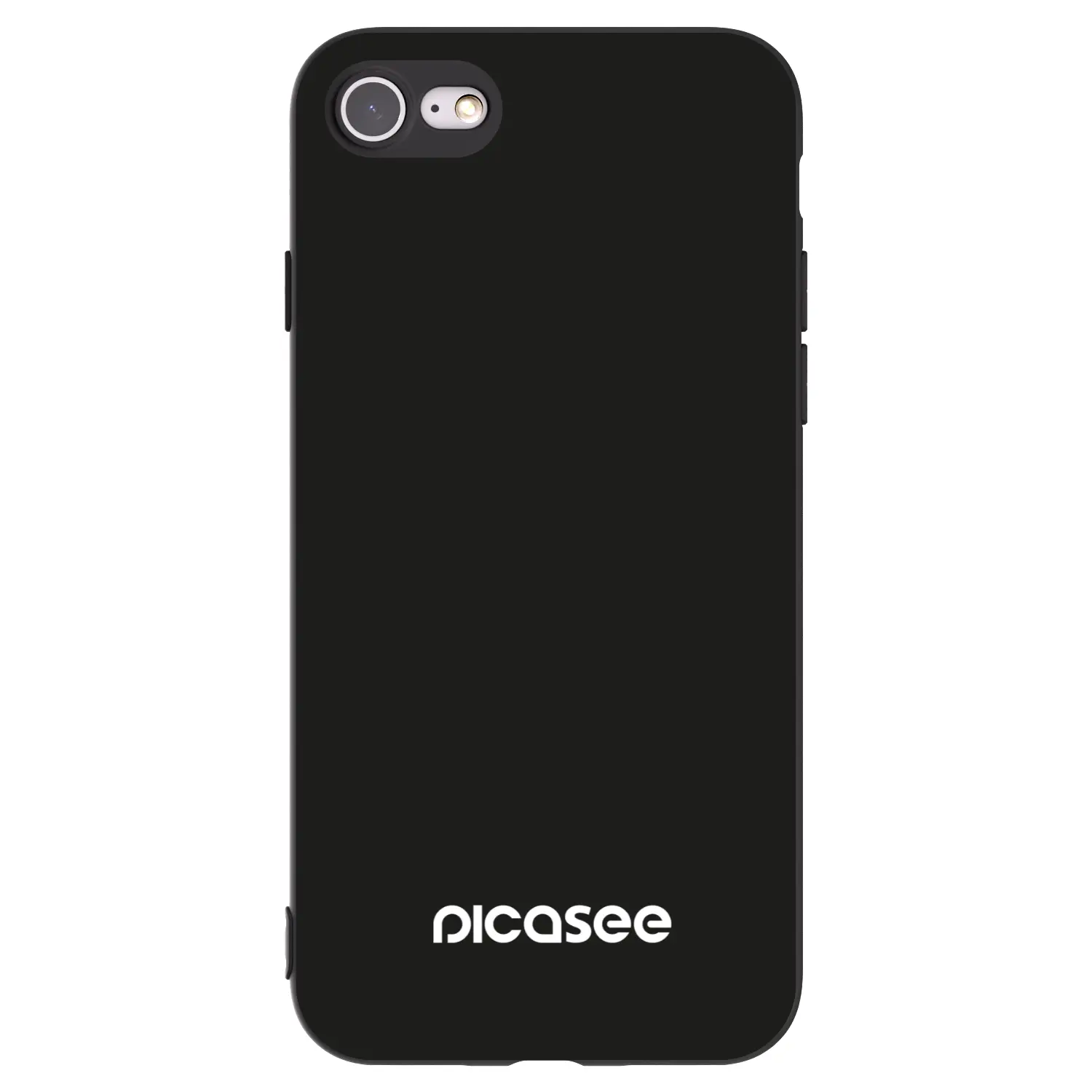 Silikonový černý obal pro Apple iPhone SE 2022 - Picasee