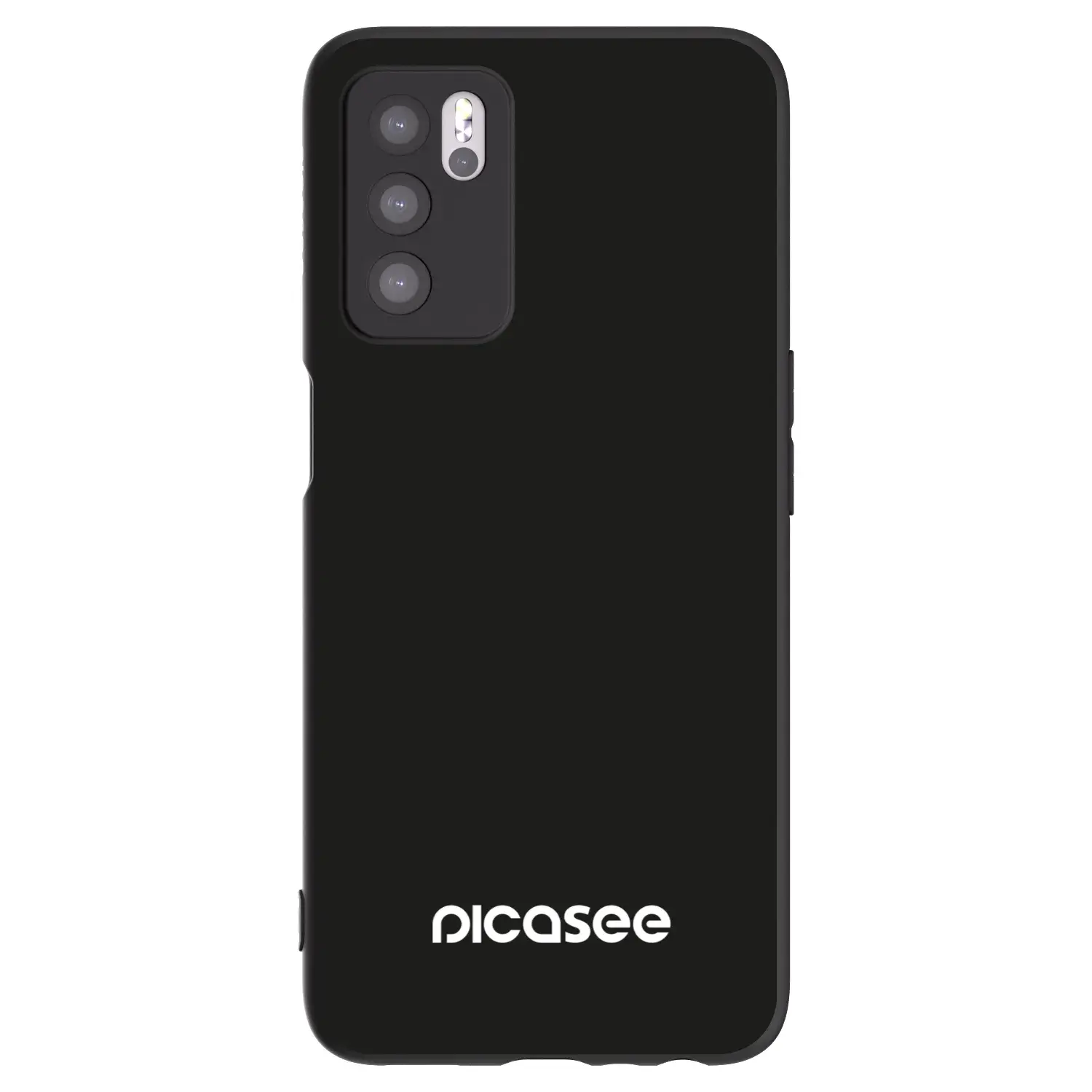 Silikonový černý obal pro OPPO A16s - Picasee