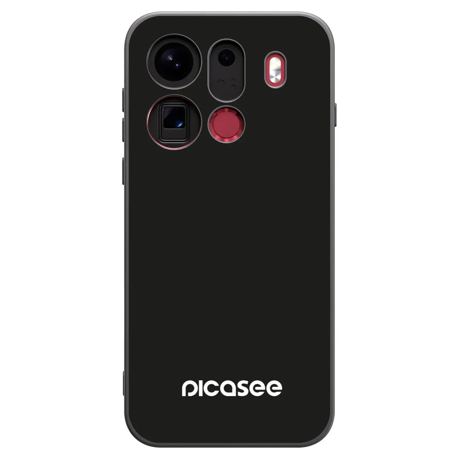 Silikonový černý obal pro OPPO Find X9 Pro - Picasee