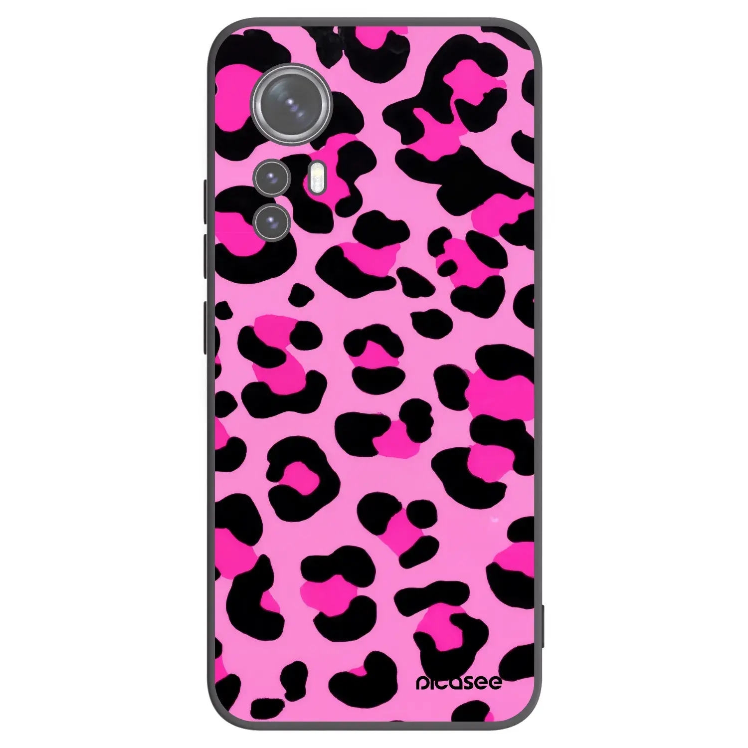 Silikonový černý obal pro Xiaomi 12X - Pink Tiger