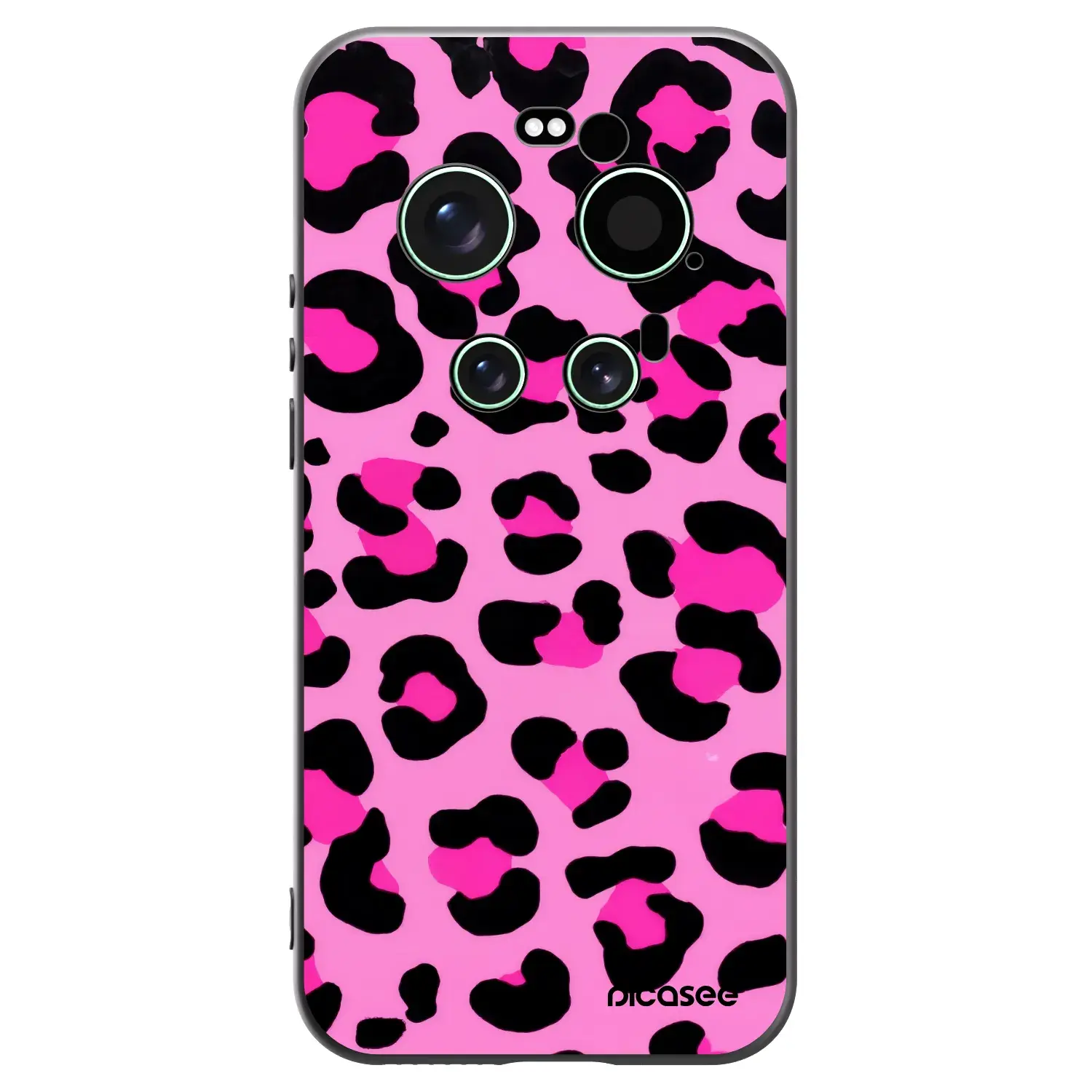 Silikonový černý obal pro Xiaomi 17 Ultra - Pink Tiger