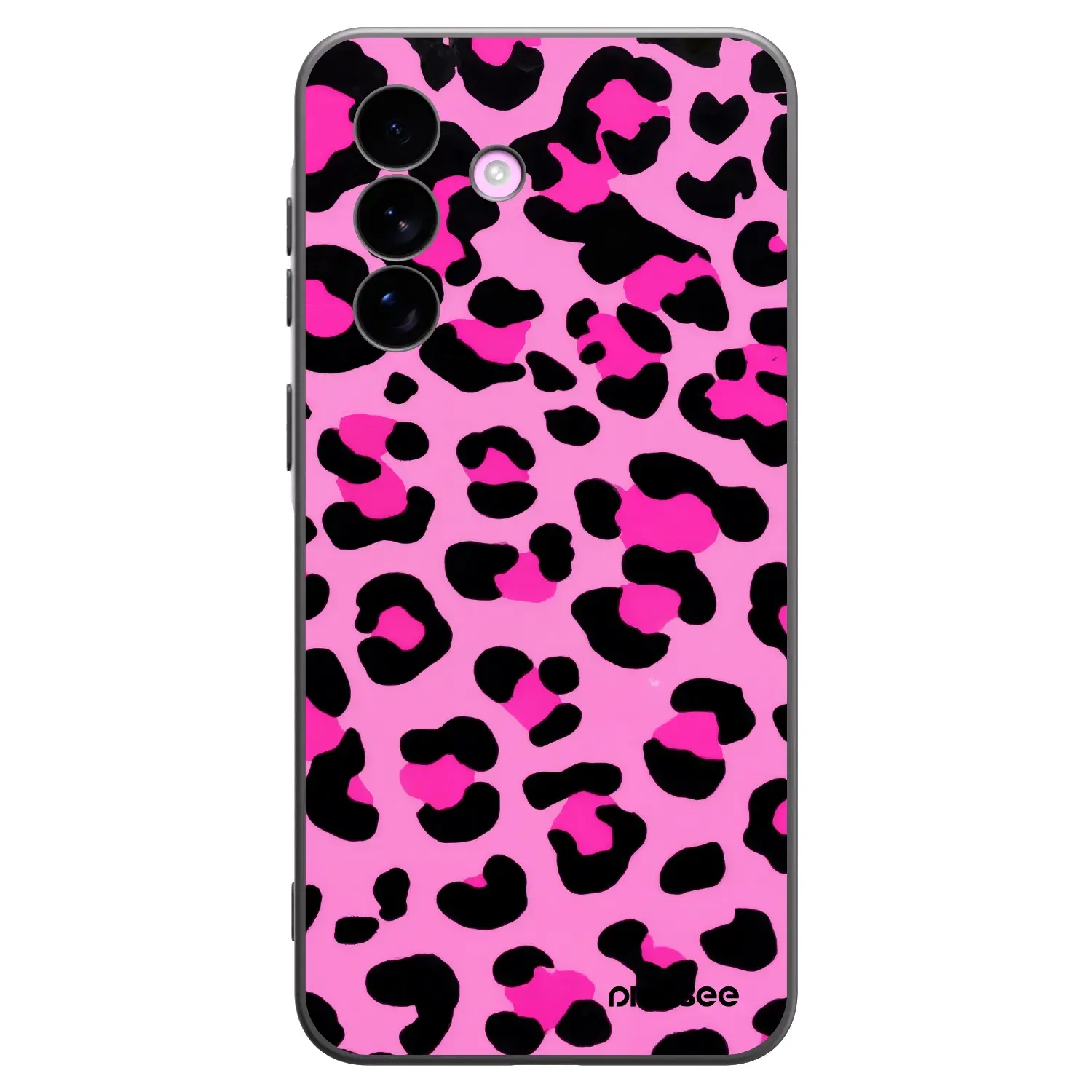 Silikonový černý obal pro Samsung Galaxy A57 5G - Pink Tiger