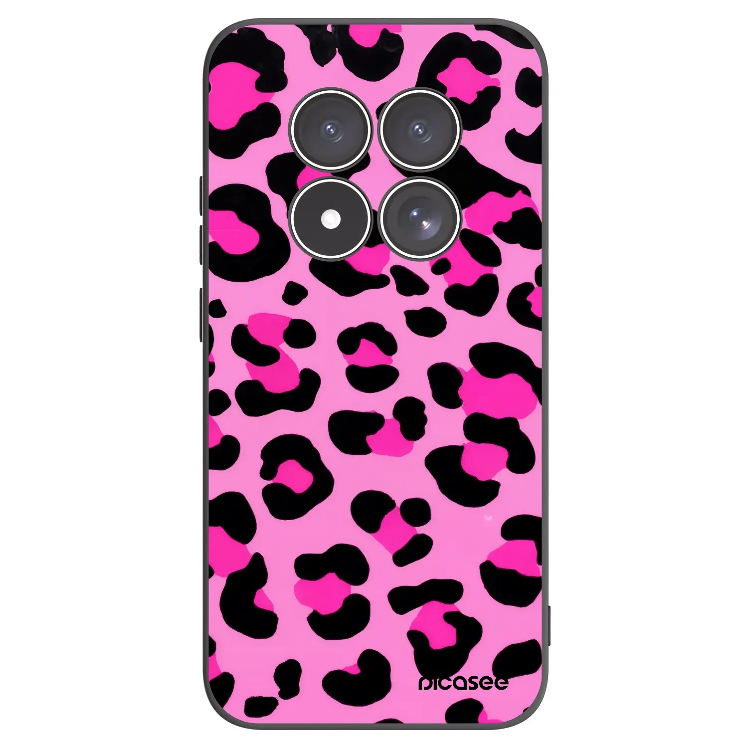 Silikonový černý obal pro Xiaomi Redmi Note 15 Pro 5G - Pink Tiger