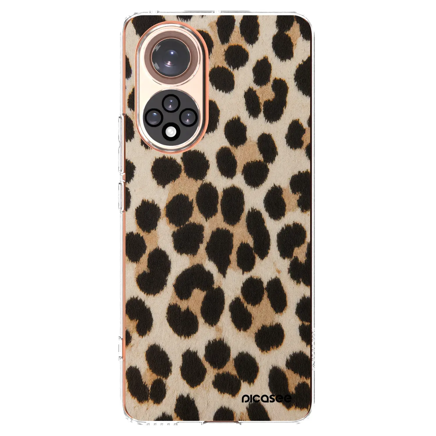 Silikonový průhledný obal pro Huawei Nova 9 - Brown Tiger