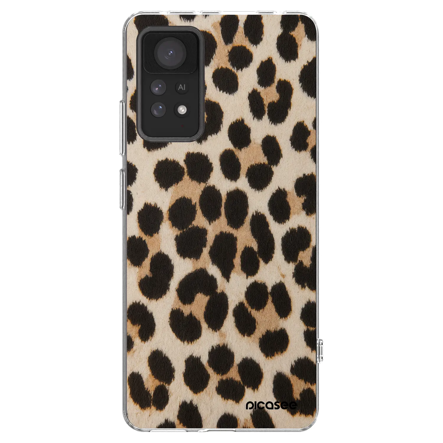 Silikonový průhledný obal pro Xiaomi Redmi Note 11 Pro 5G - Brown Tiger