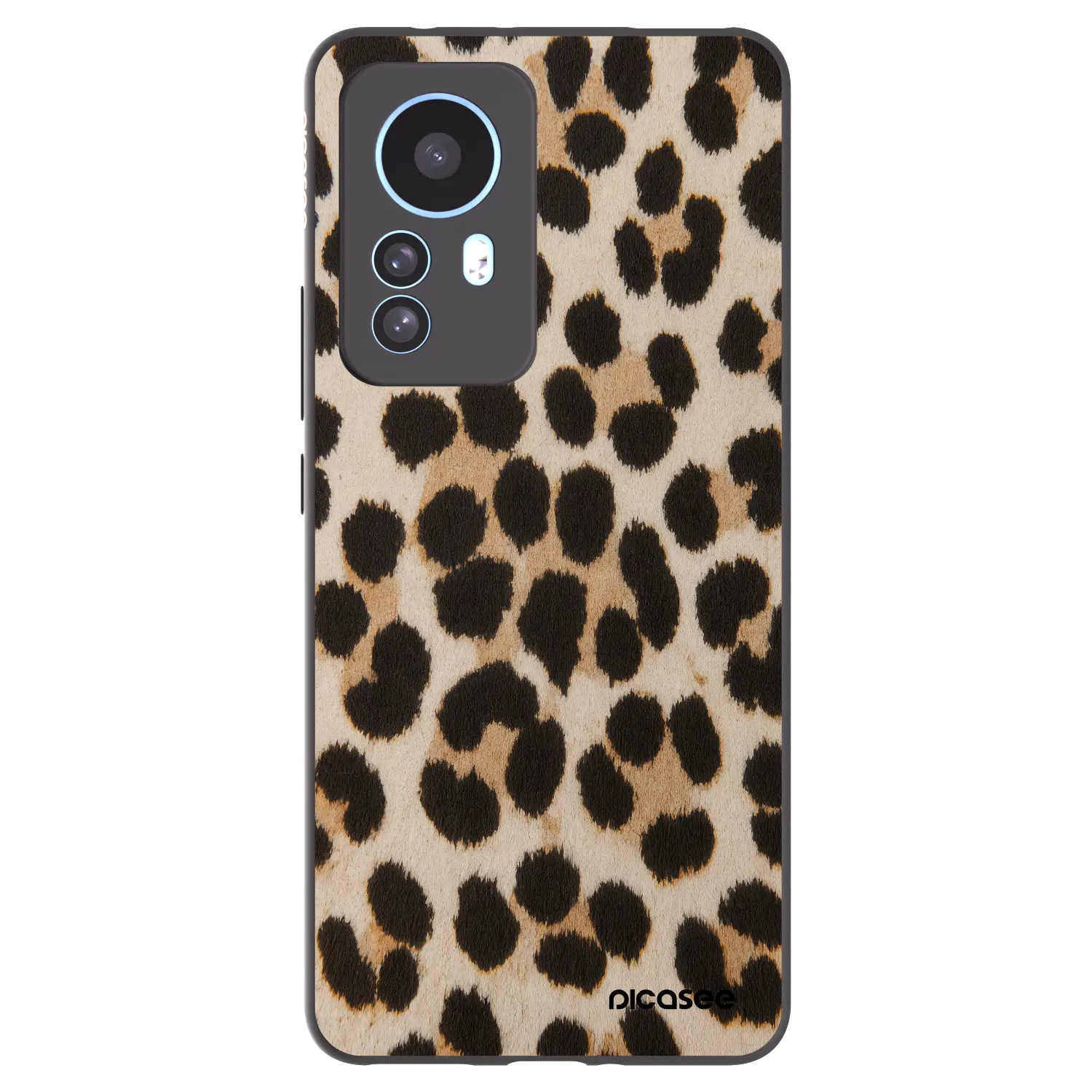 Silikonový černý obal pro Xiaomi 12T Pro - Brown Tiger