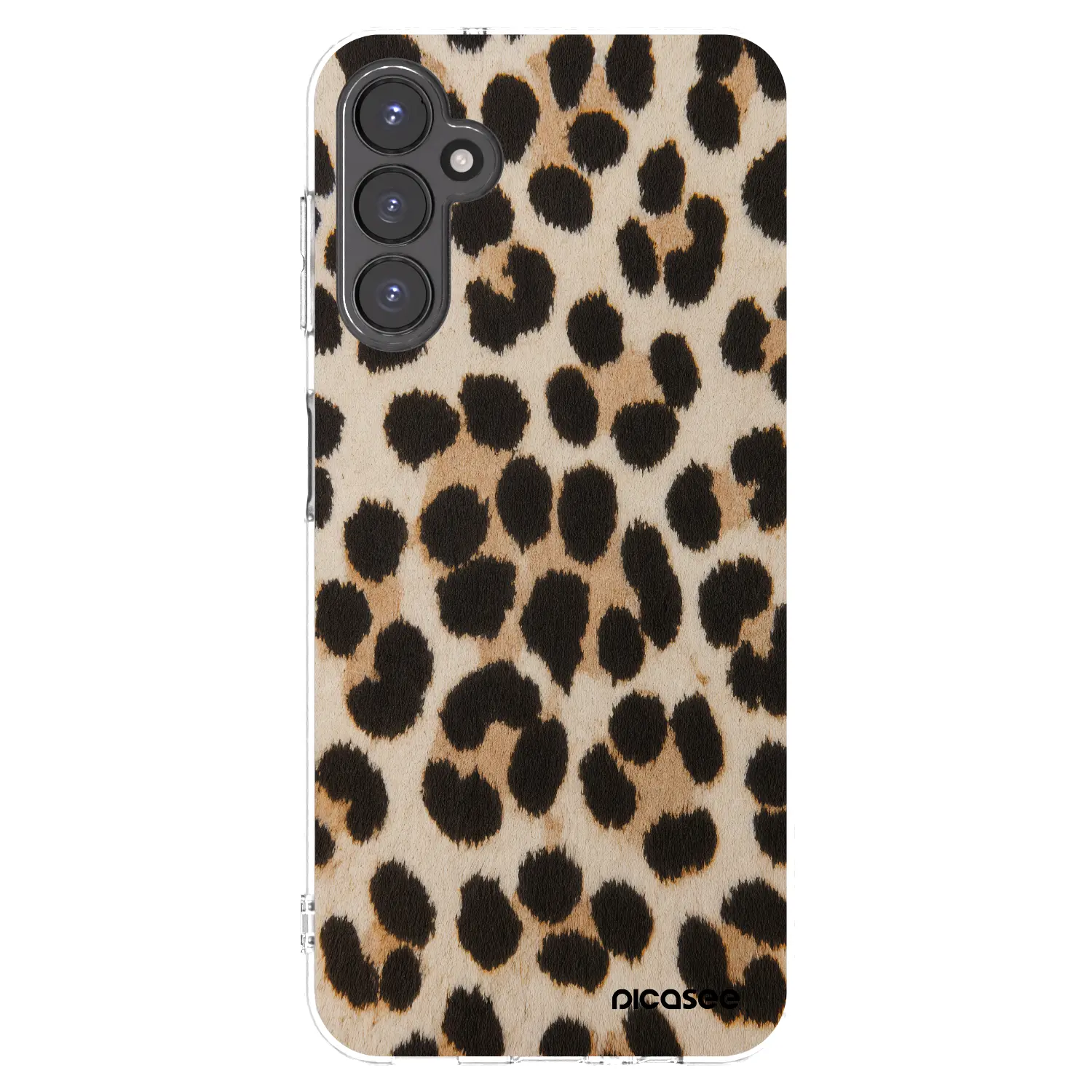 Silikonový průhledný obal pro Samsung Galaxy A14 5G A146P - Brown Tiger