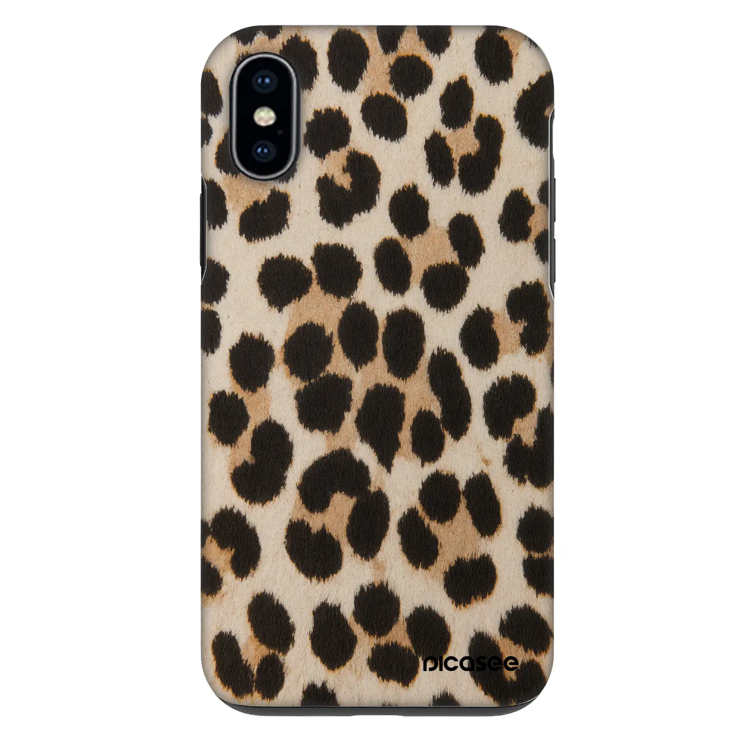 Fashion Case pro Apple iPhone X/XS - Brown Tiger