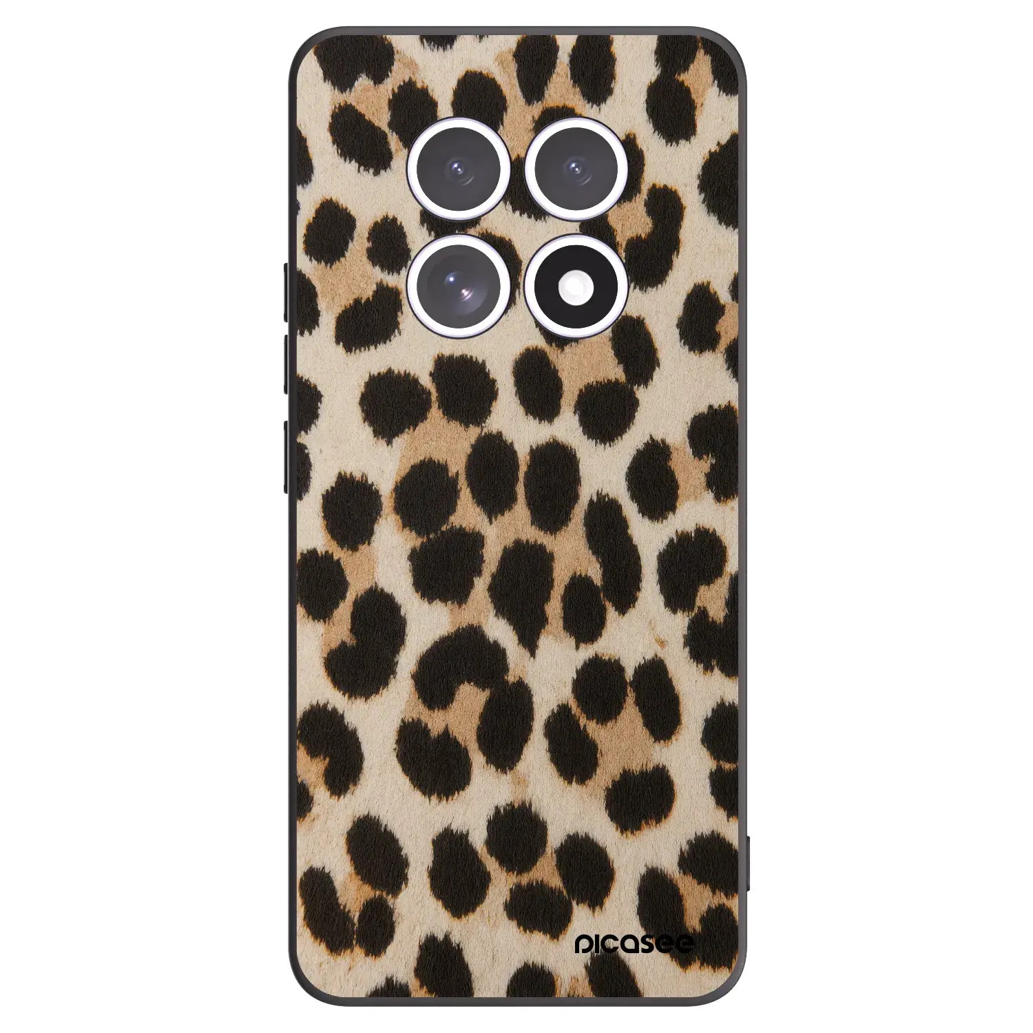 Silikonový černý obal pro Xiaomi Redmi Note 15 4G - Brown Tiger