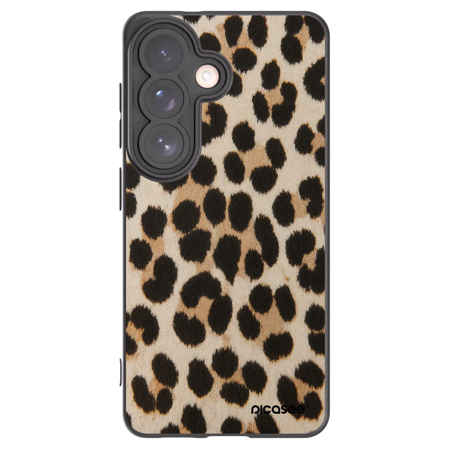 Silikonový černý obal pro Samsung Galaxy S26 - Brown Tiger