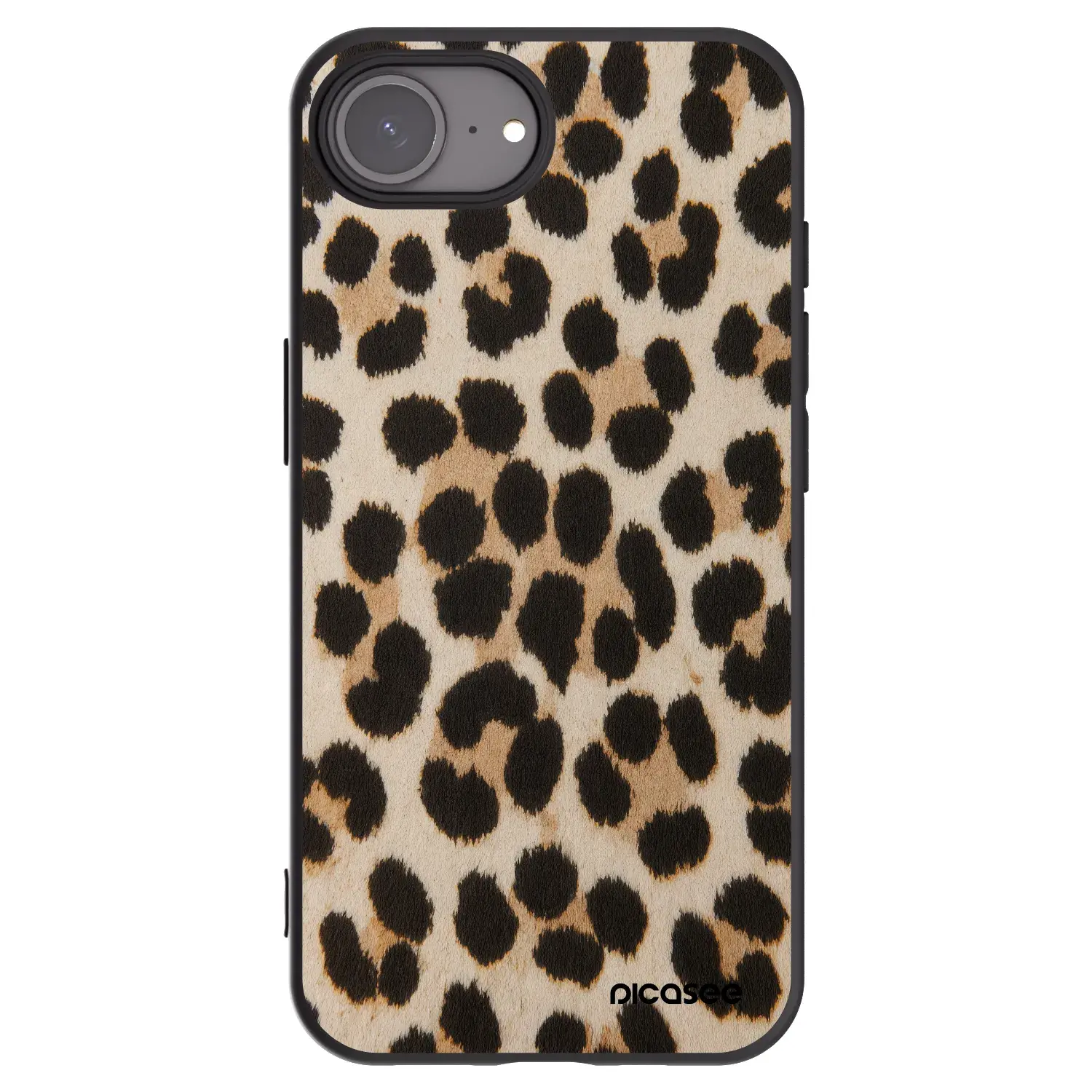 Silikonový černý obal pro Apple iPhone 17e - Brown Tiger