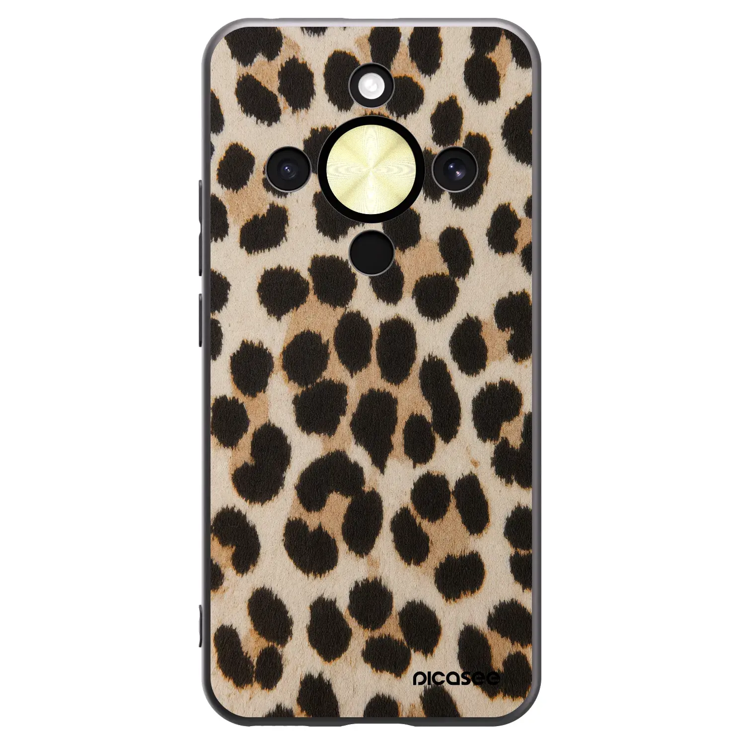 Silikonový černý obal pro Honor Magic8 Lite 5G - Brown Tiger