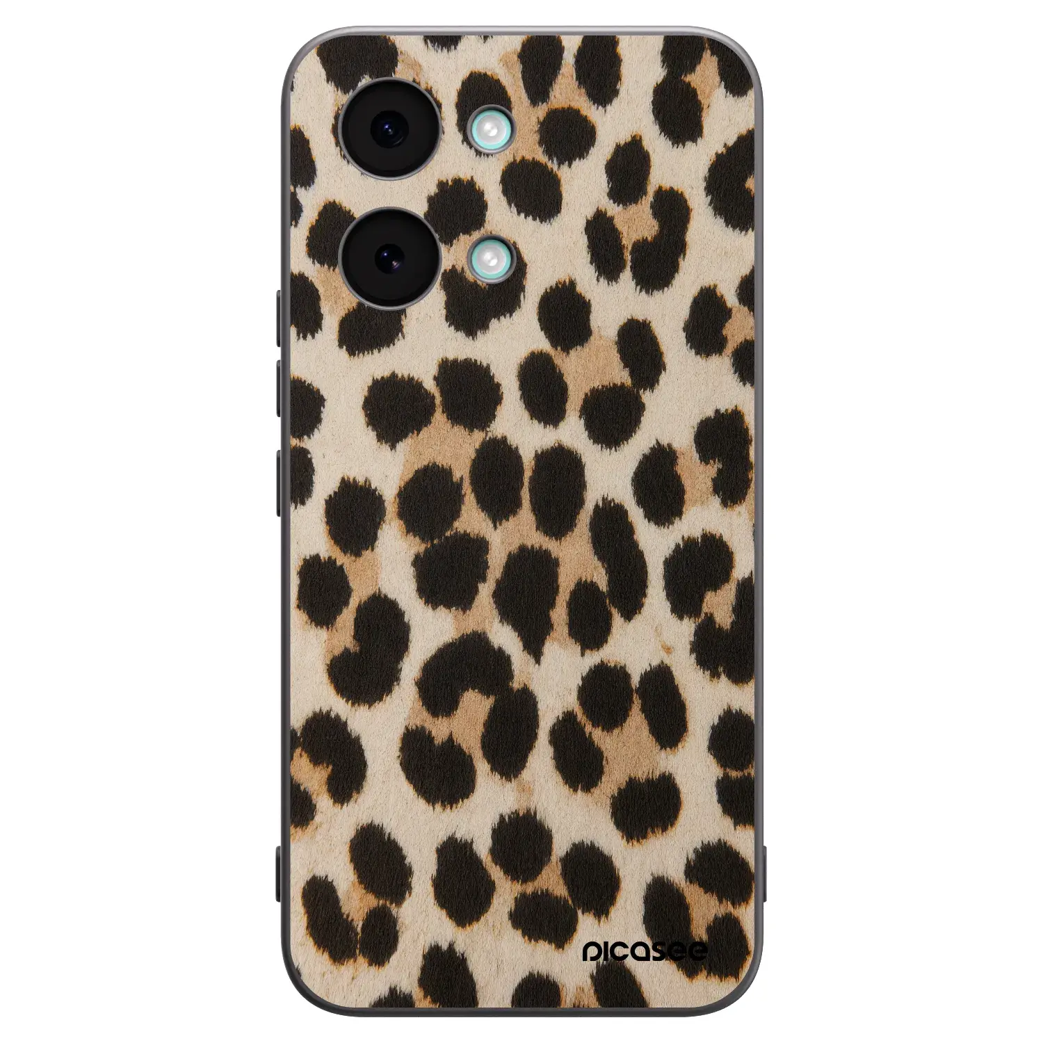 Silikonový černý obal pro Xiaomi Poco X8 Pro Max - Brown Tiger