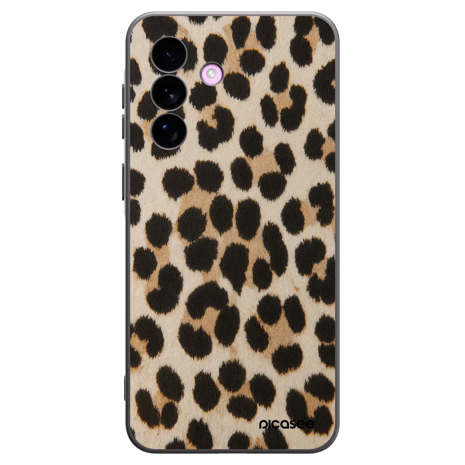 Silikonový černý obal pro Samsung Galaxy A57 5G - Brown Tiger