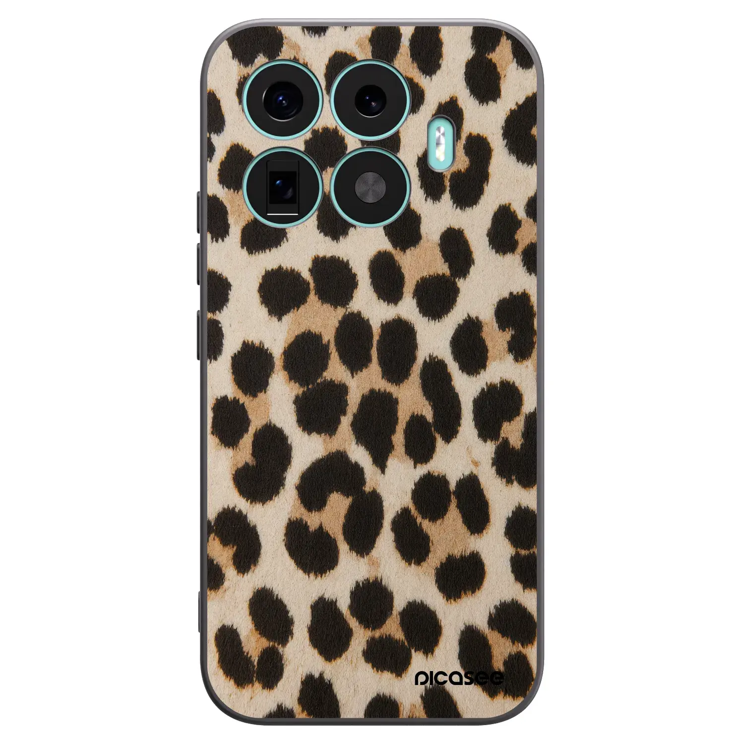 Silikonový černý obal pro Xiaomi 17T - Brown Tiger