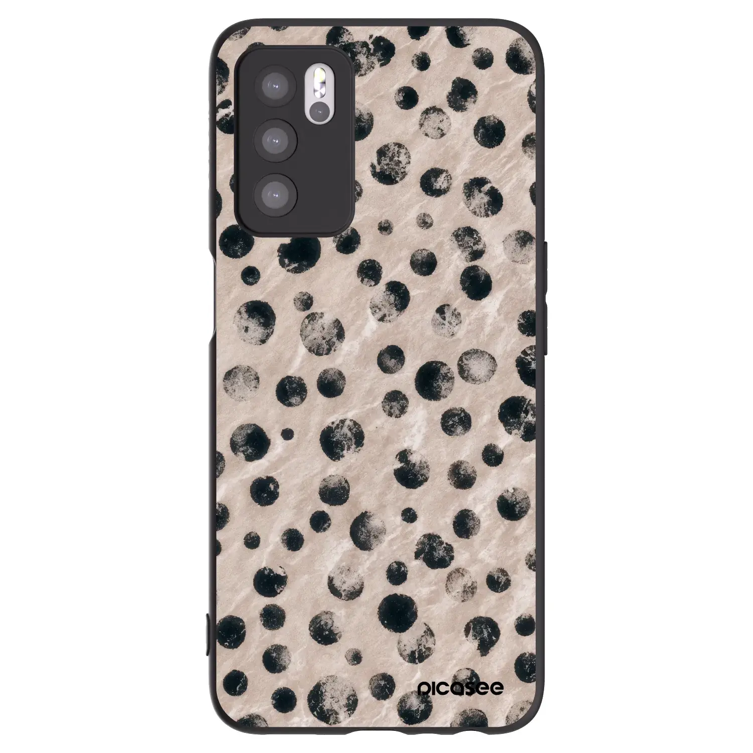 Silikonový černý obal pro OPPO A16s - Inked