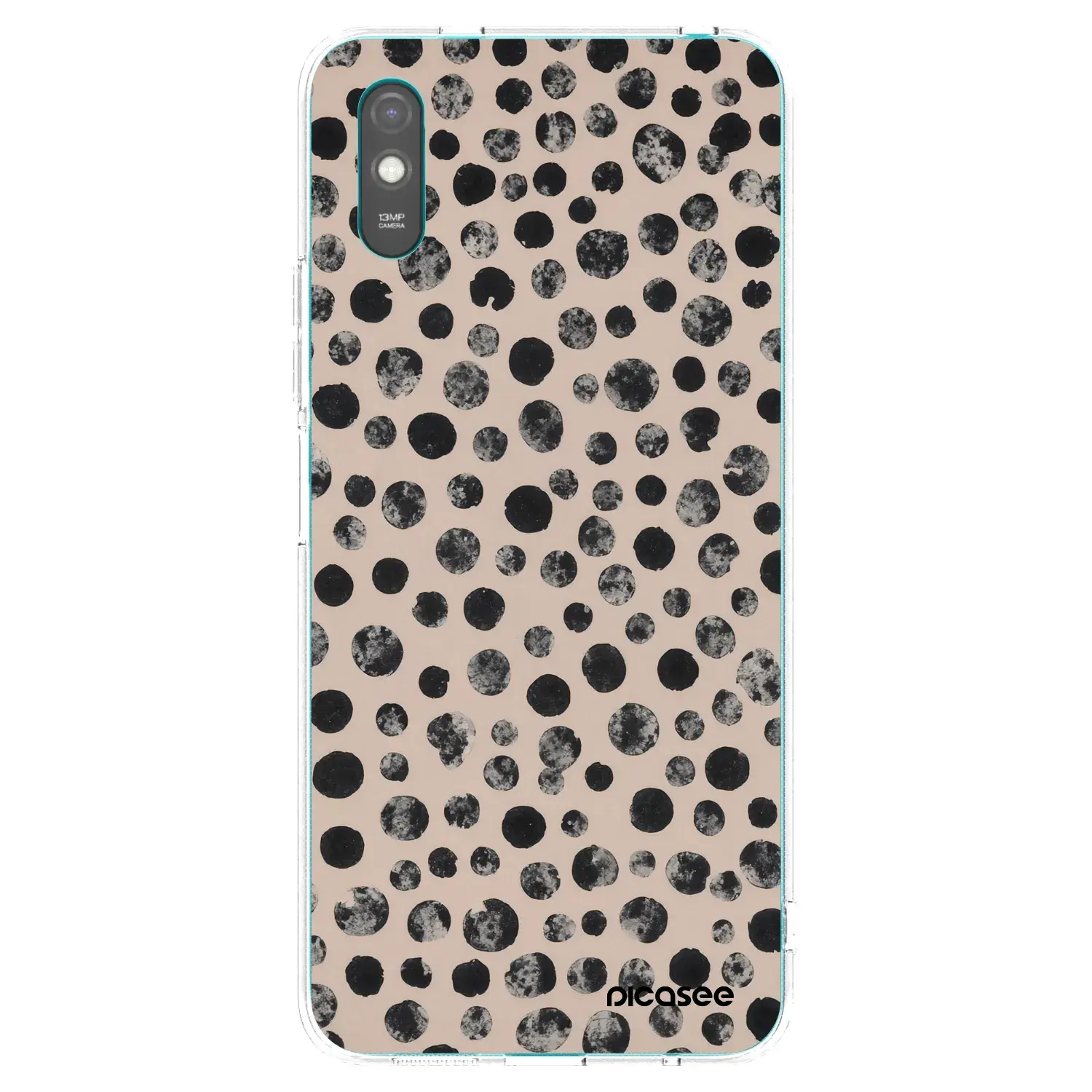 Silikonový průhledný obal pro Xiaomi Redmi 9AT - Dots