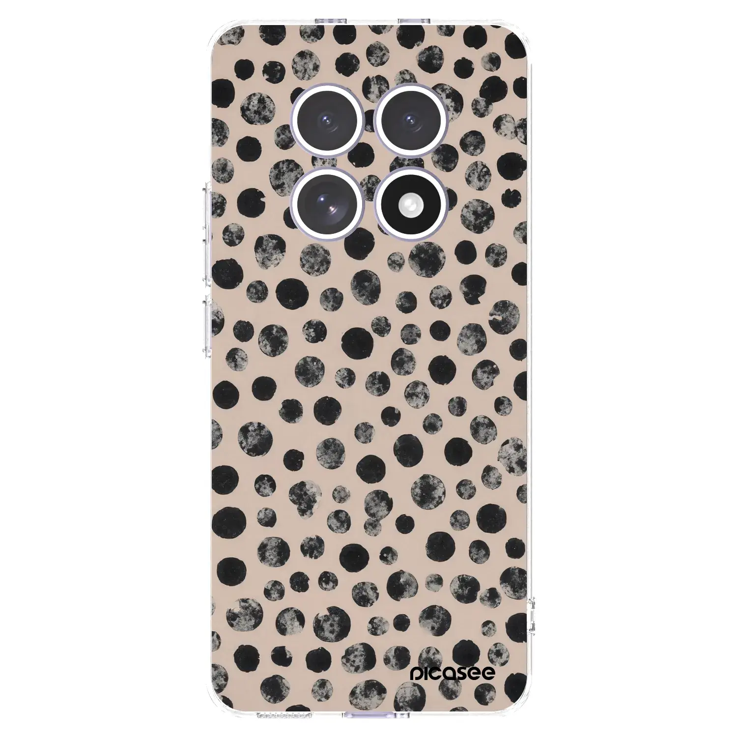 Silikonový průhledný obal pro Xiaomi Redmi Note 15 4G - Dots