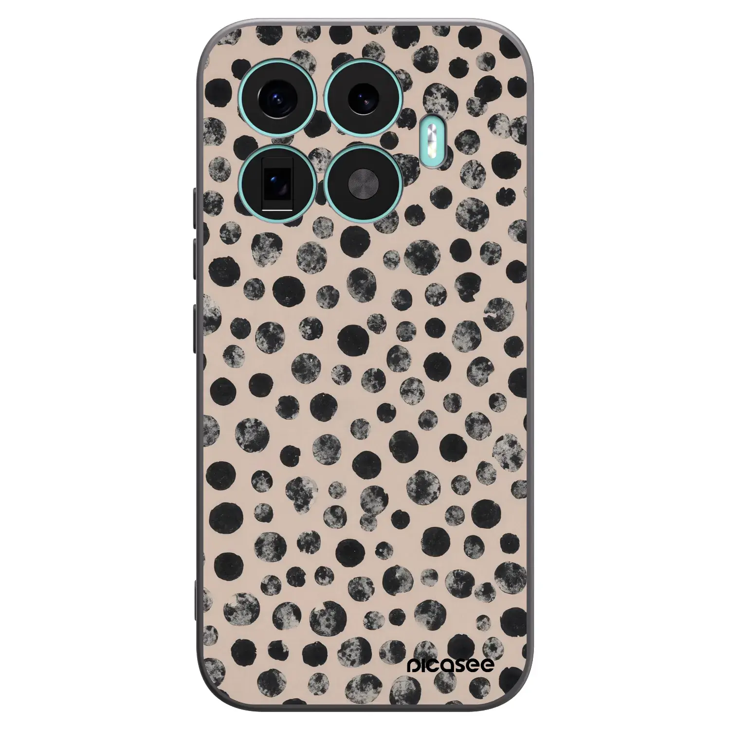 Silikonový černý obal pro Xiaomi 17T - Dots