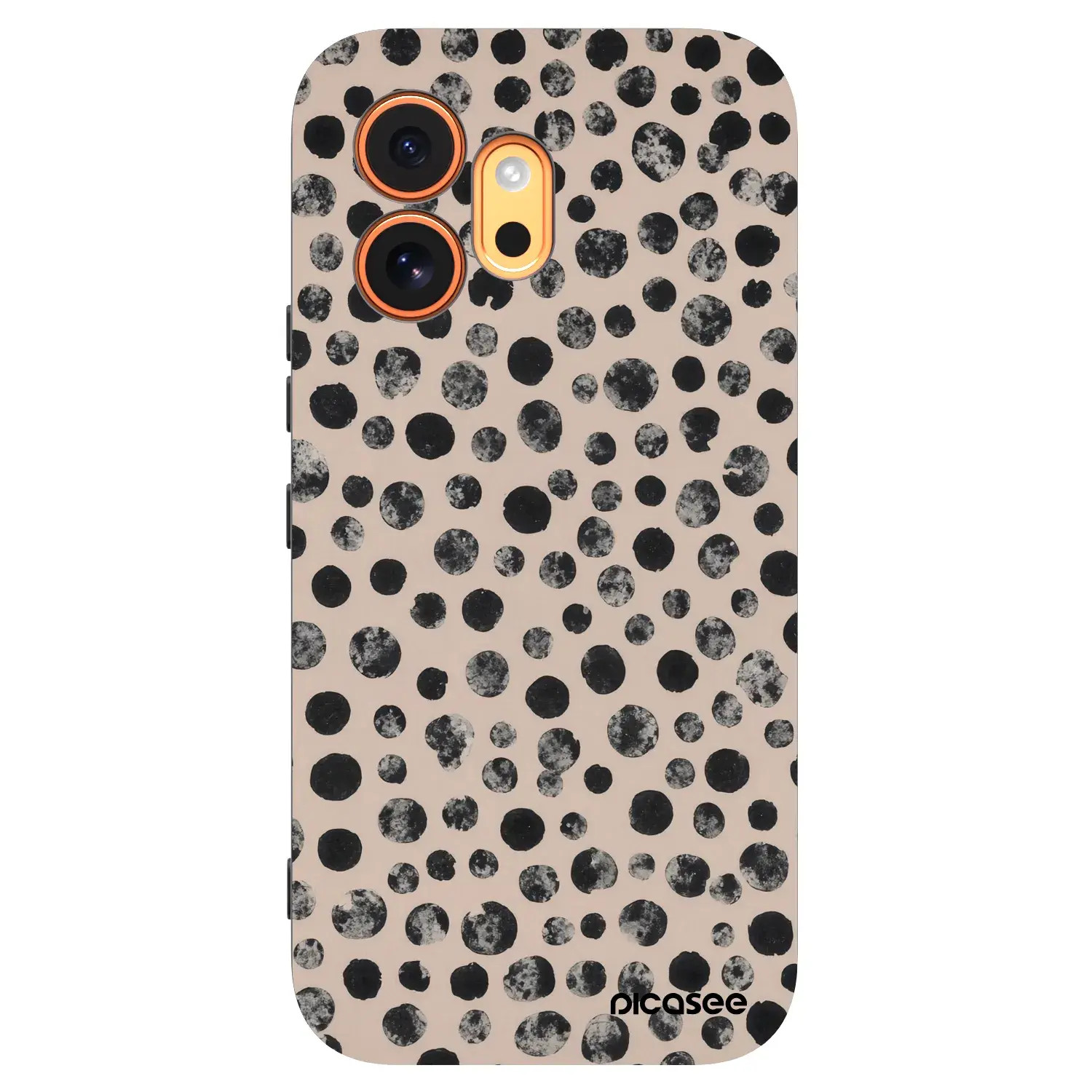 Silikonový černý obal pro Honor 600 - Dots