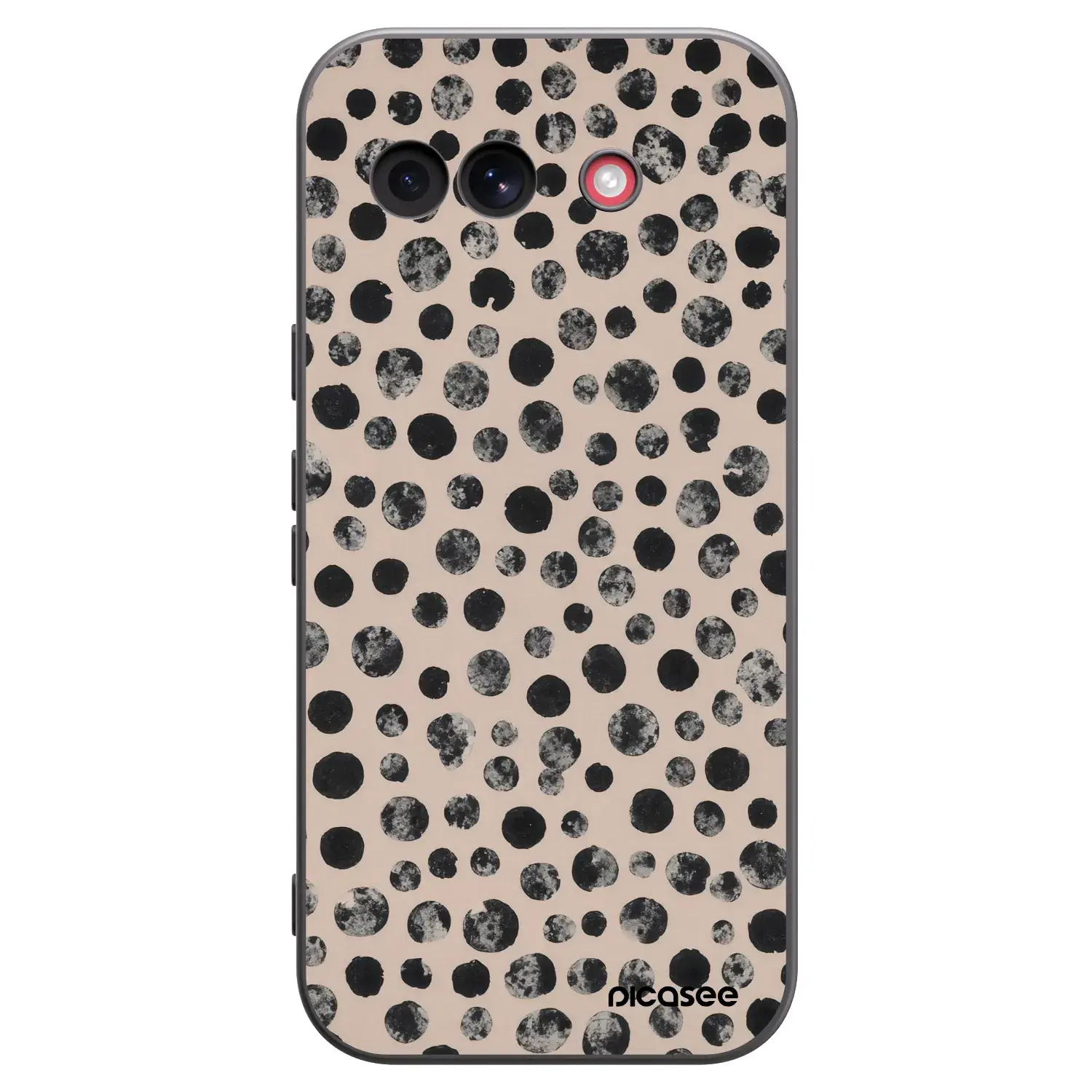 Silikonový černý obal pro Google Pixel 10a - Dots