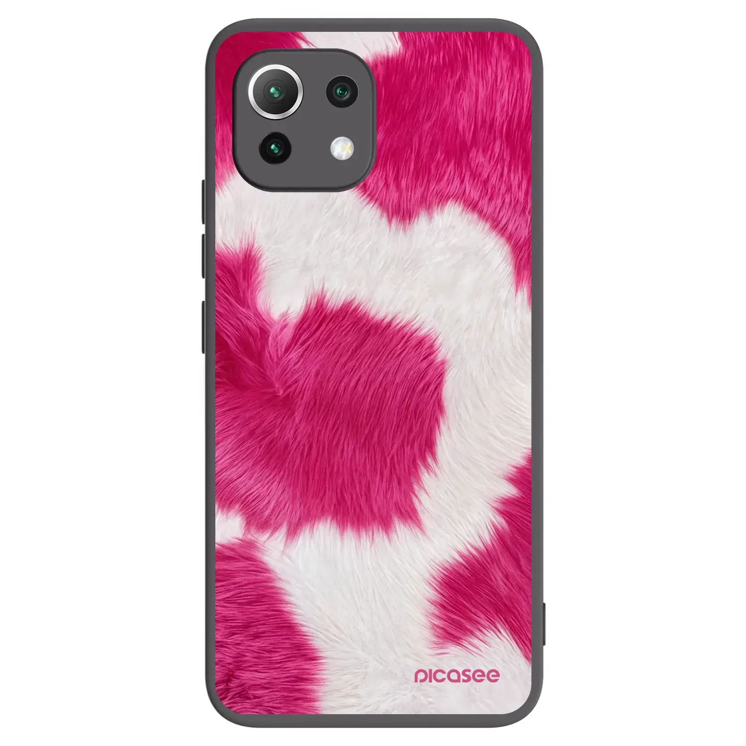Silikonový černý obal pro Xiaomi 11 Lite 5G NE - Pink Moo
