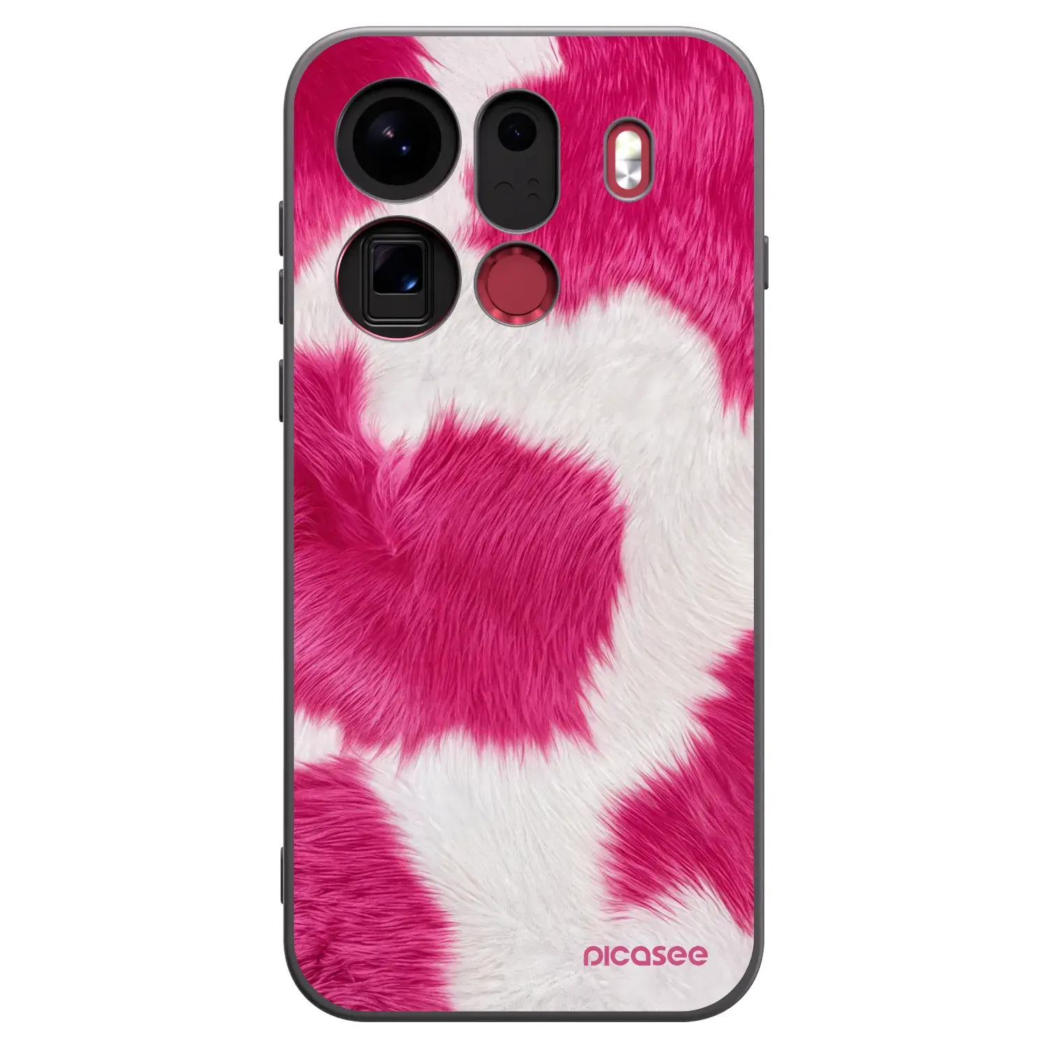 Silikonový černý obal pro OPPO Find X9 Pro - Pink Moo