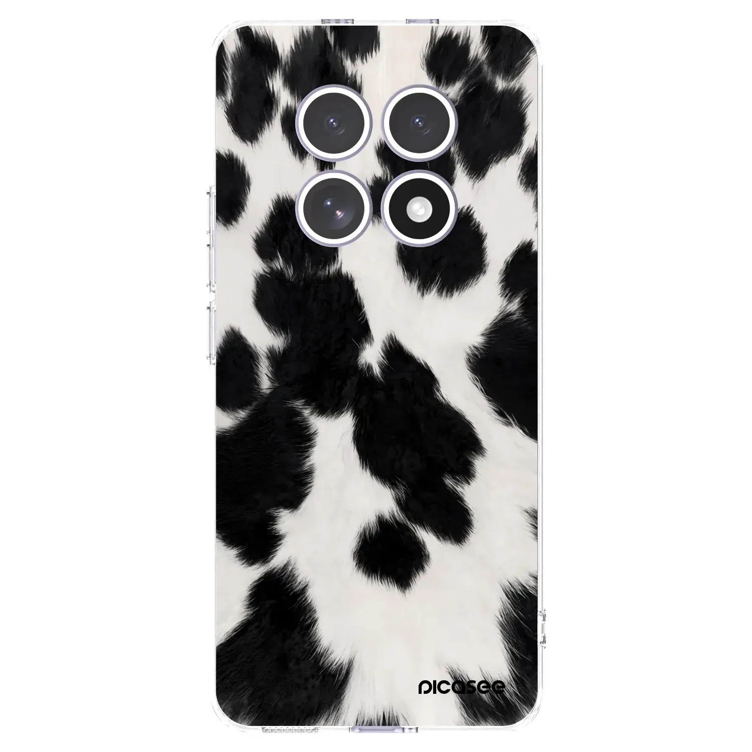 Silikonový průhledný obal pro Xiaomi Redmi Note 15 4G - Black Moo
