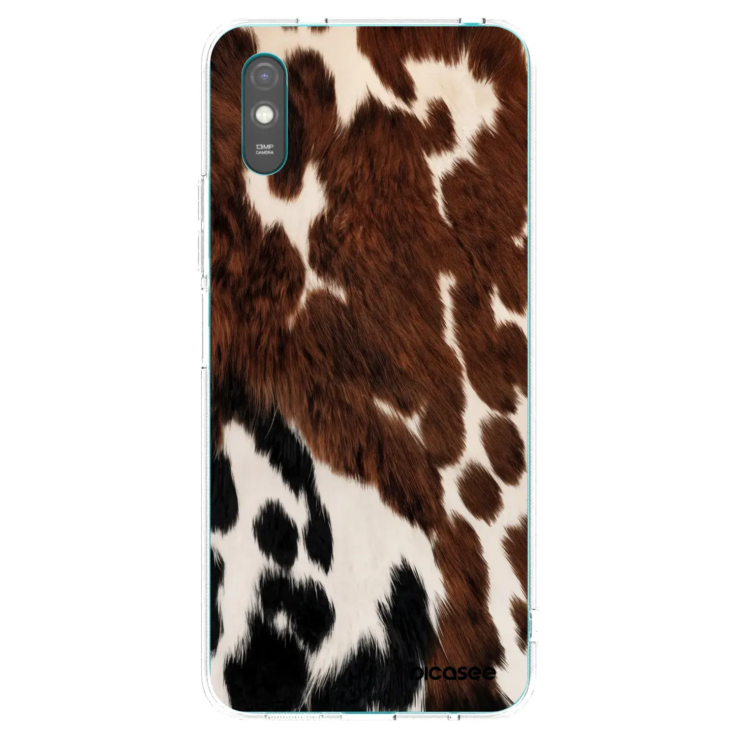 Silikonový průhledný obal pro Xiaomi Redmi 9AT - Rust